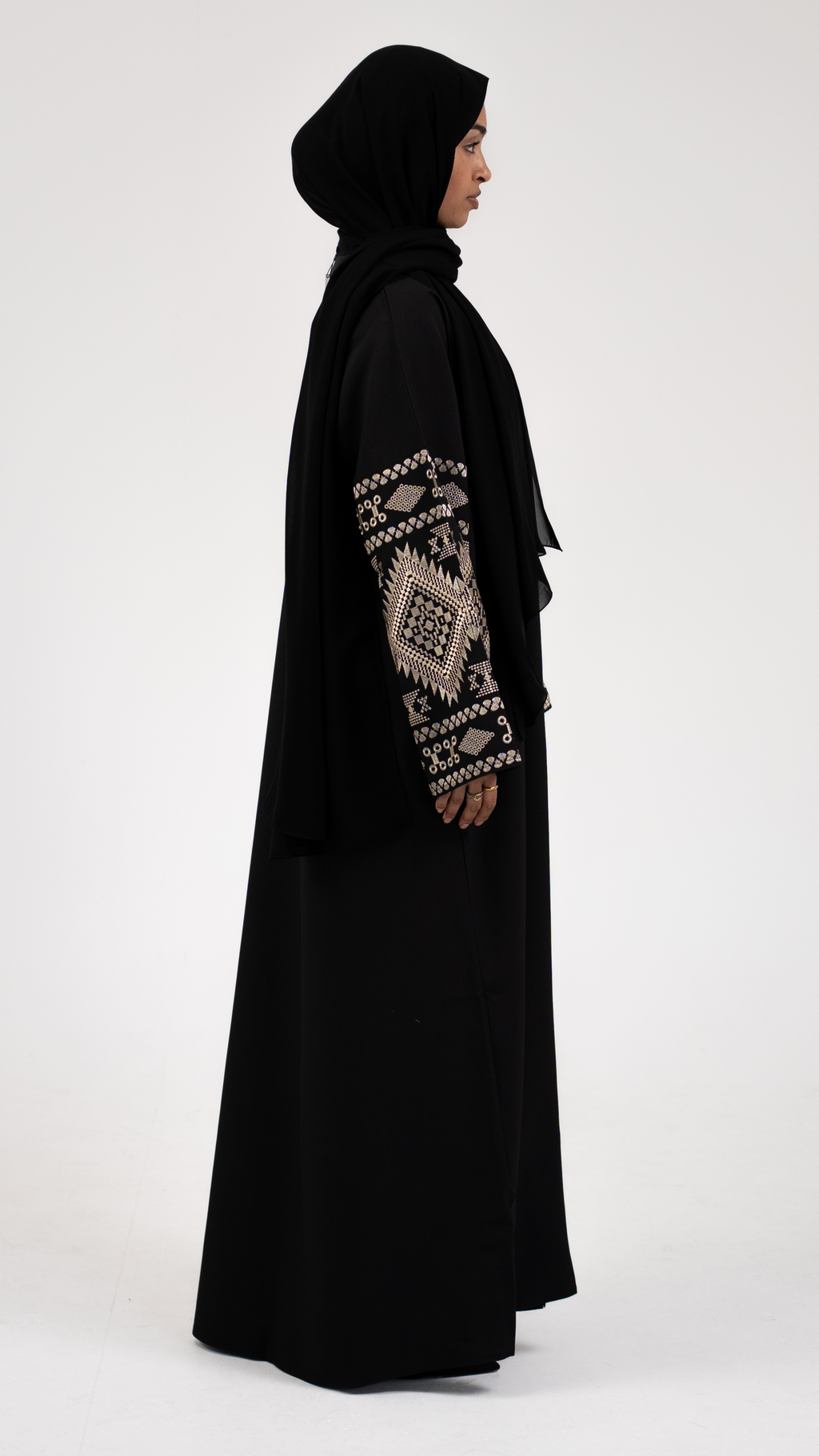 Golden Mosaic Abaya