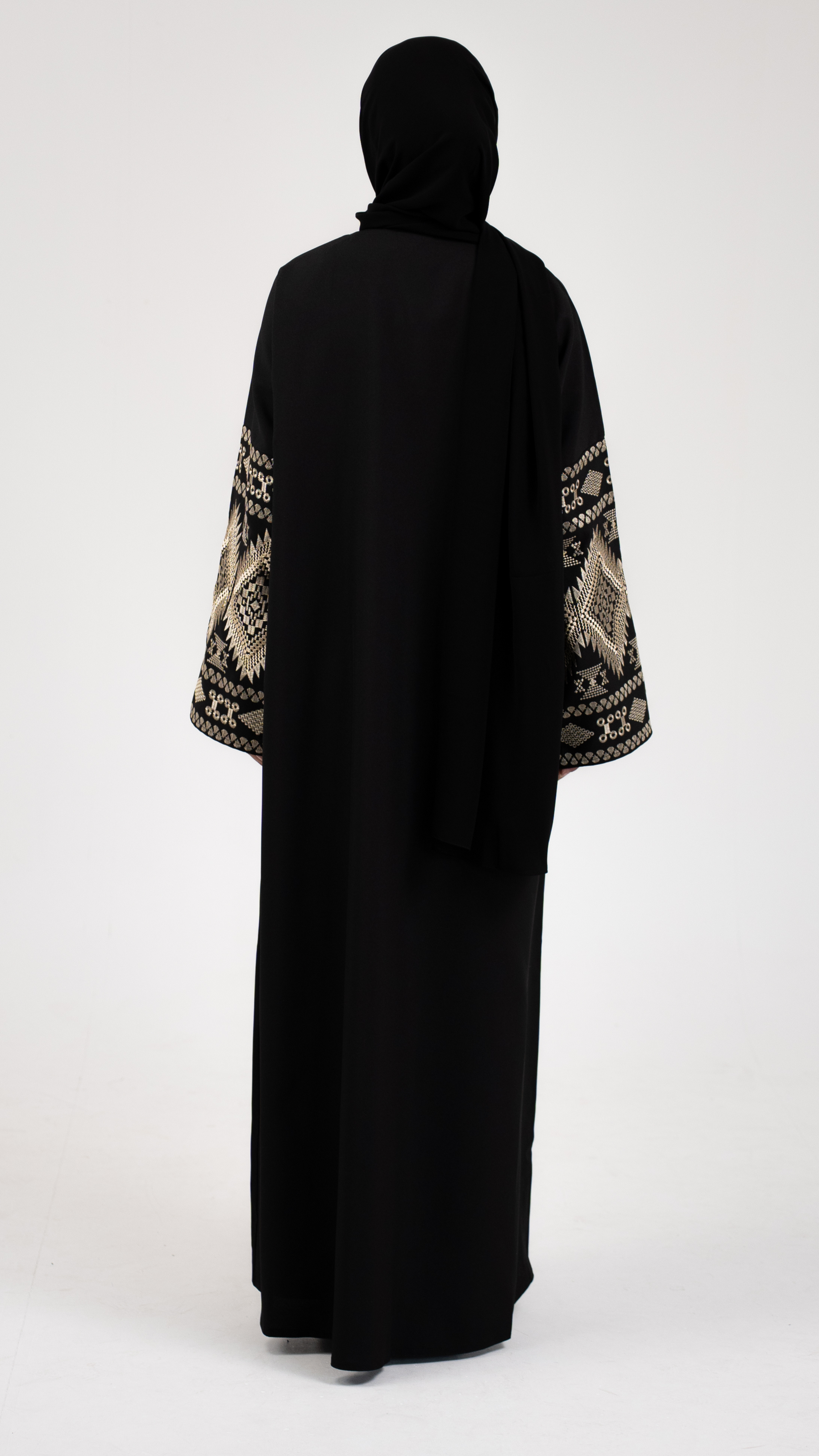Golden Mosaic Abaya