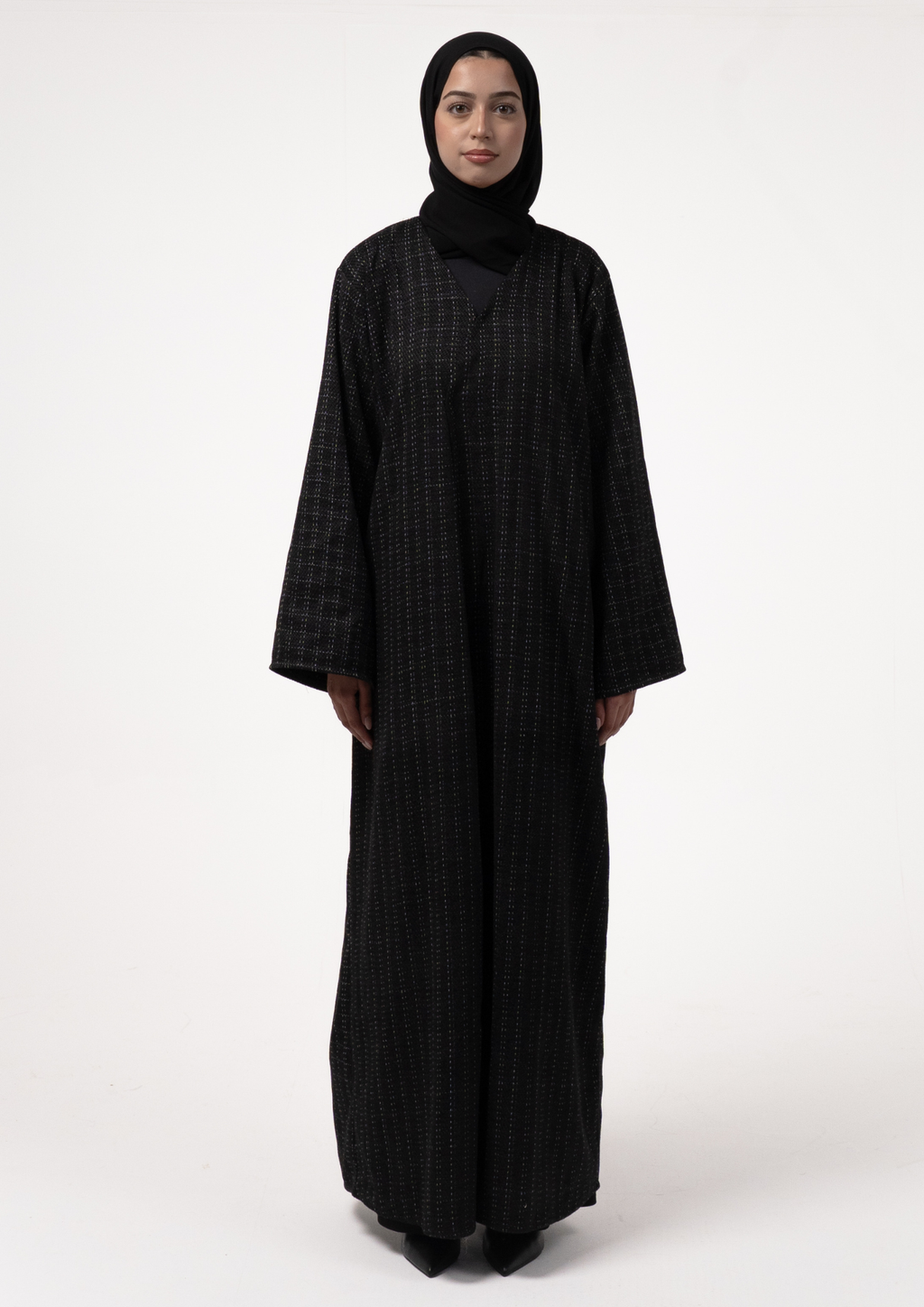 Midnight Tweed Abaya