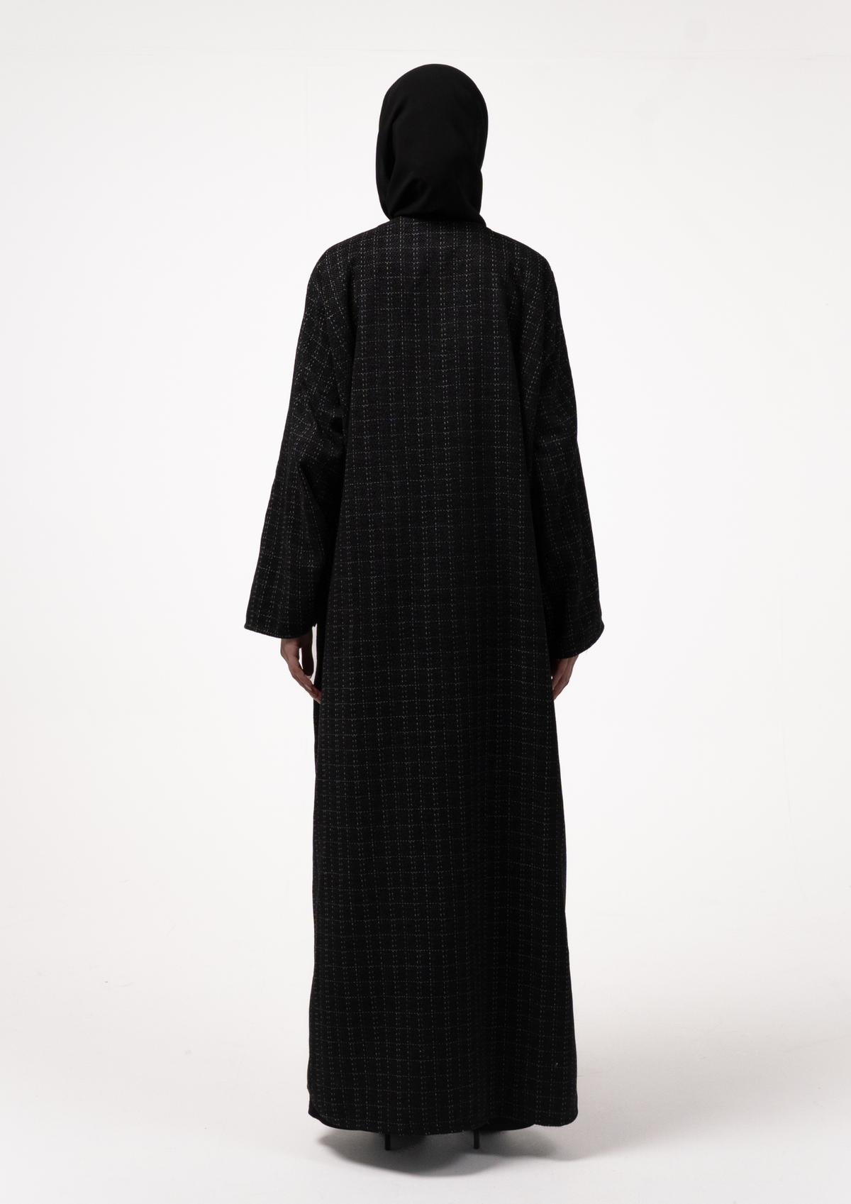 Midnight Tweed Abaya