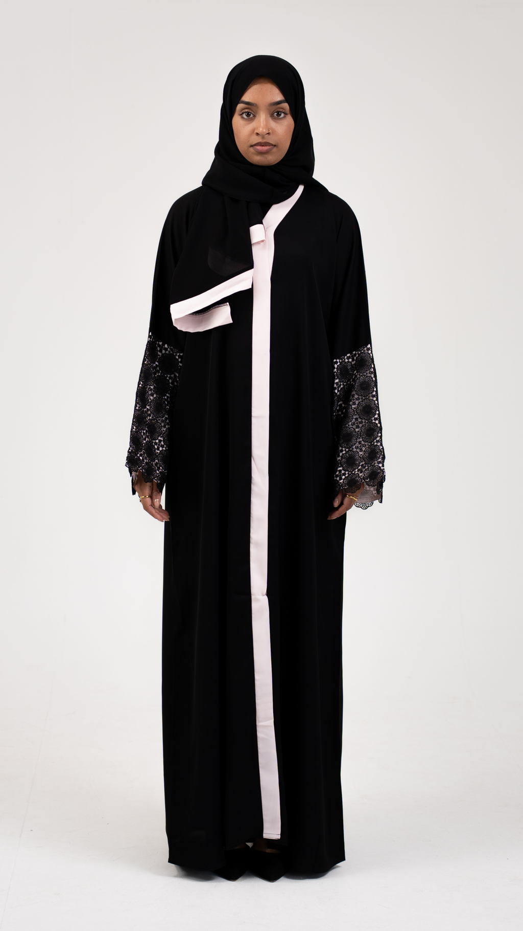 Lunar Grace Buttoned Abaya