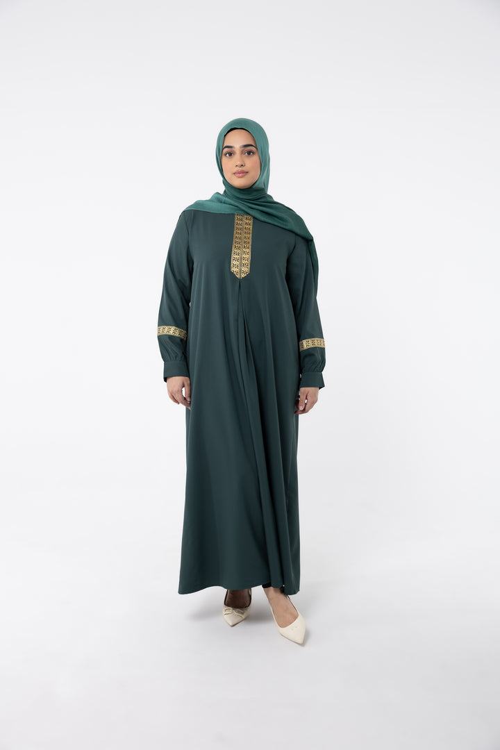 Emerald Grace Maxi Dress