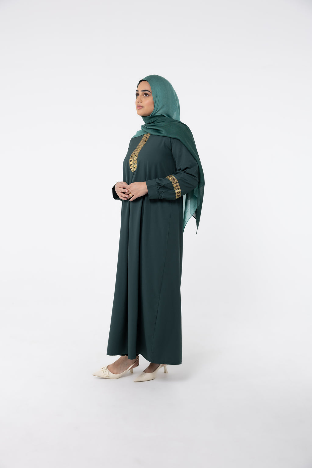 Emerald Grace Maxi Dress