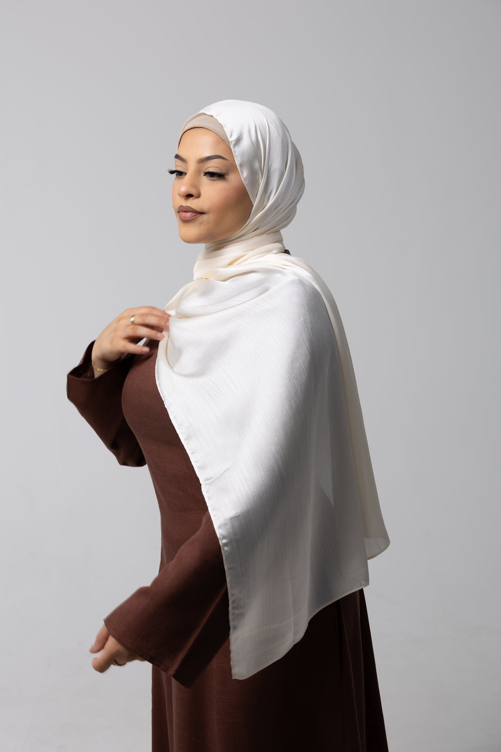 Satin Crinkle Hijab