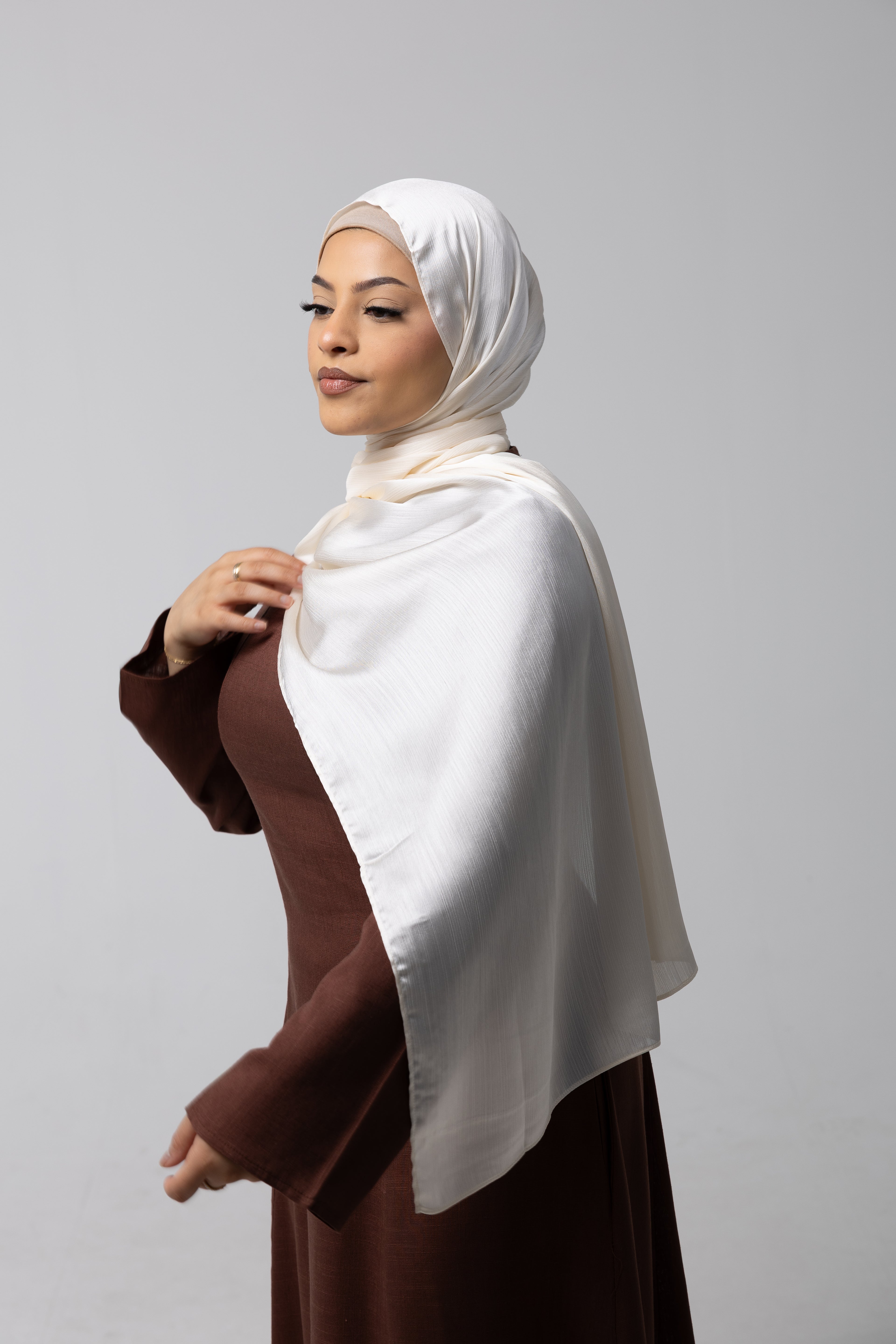 Satin Crinkle Hijab