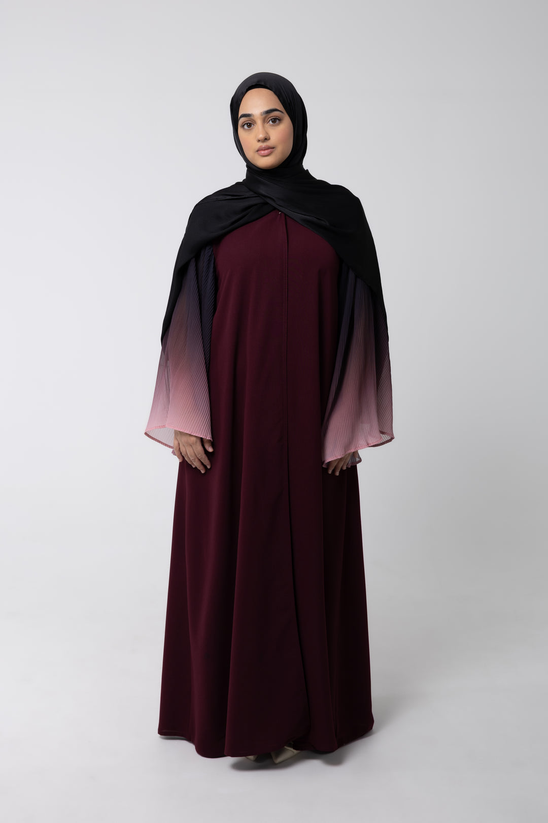 Crimson Open Robe - Winter Collection