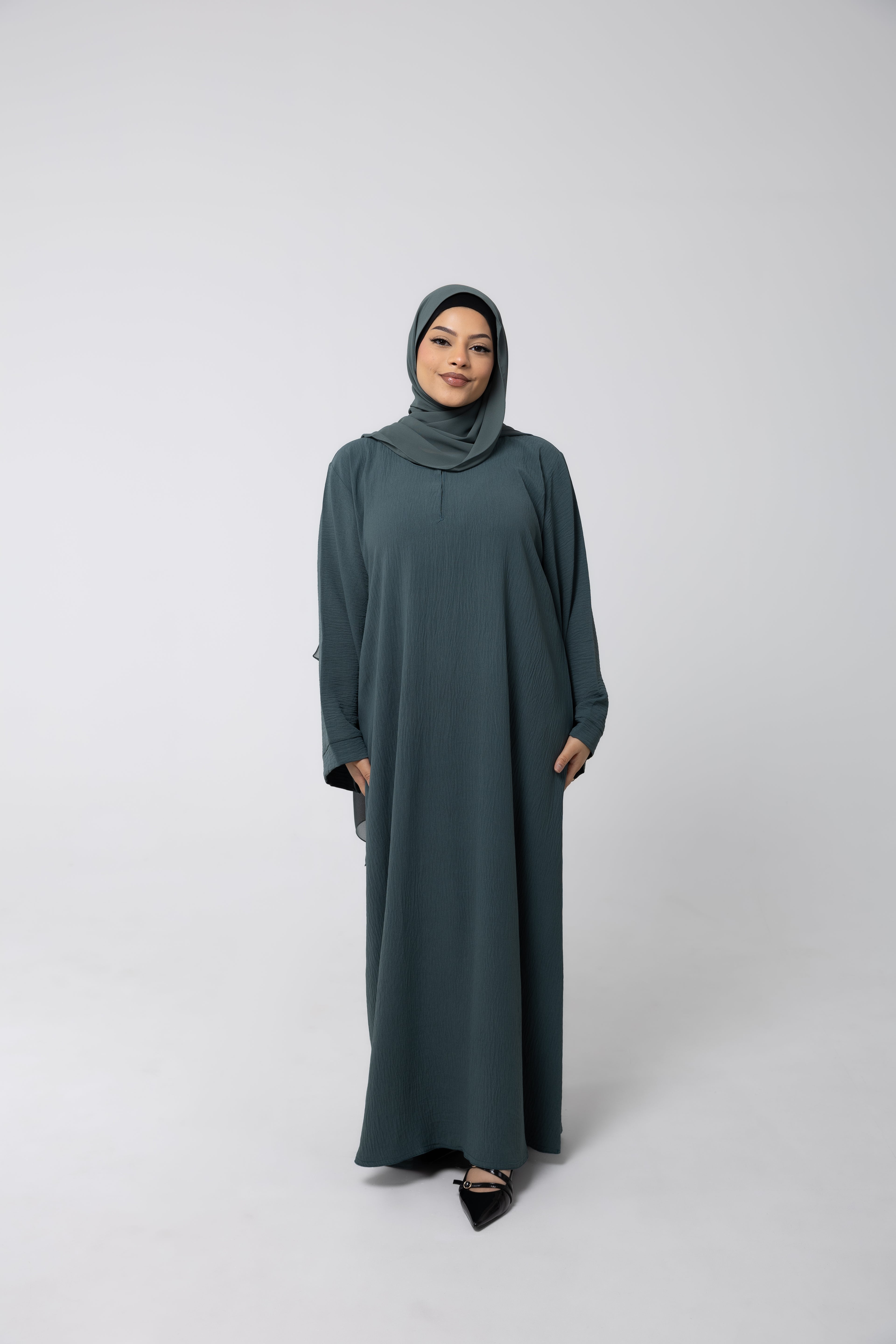 Miray Forest Green Abaya
