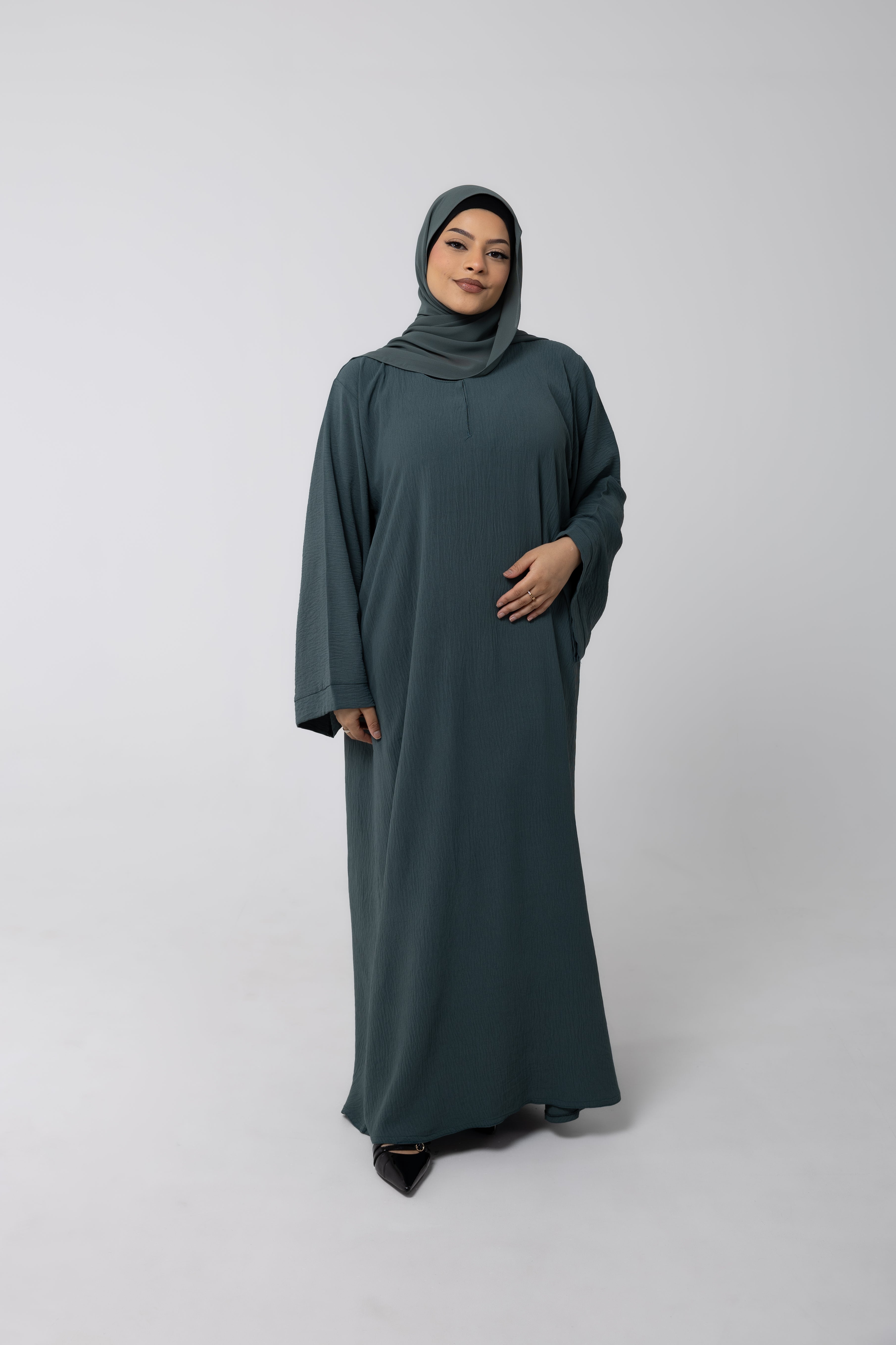 Miray Forest Green Abaya