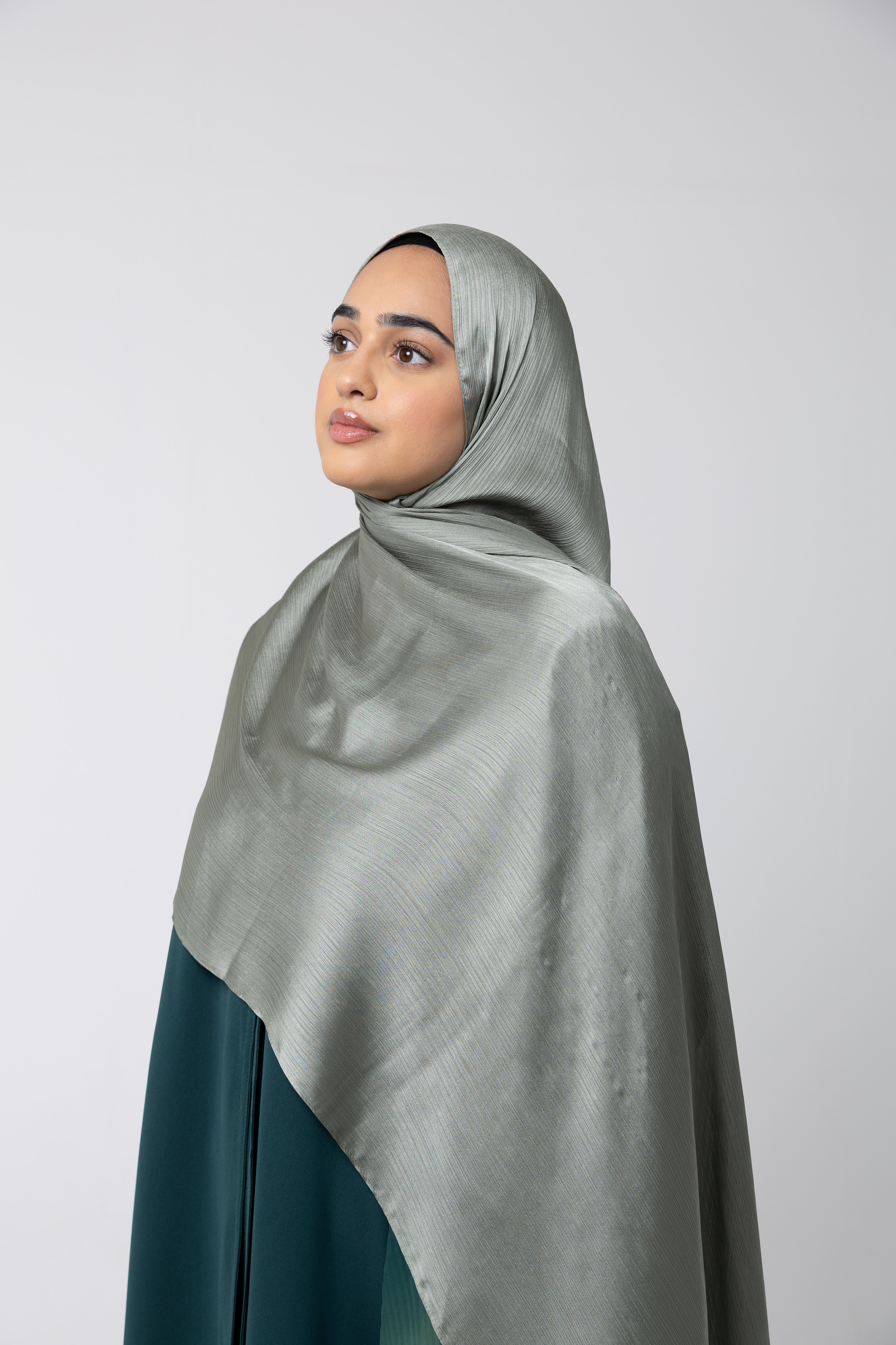 Satin Crinkle Hijab
