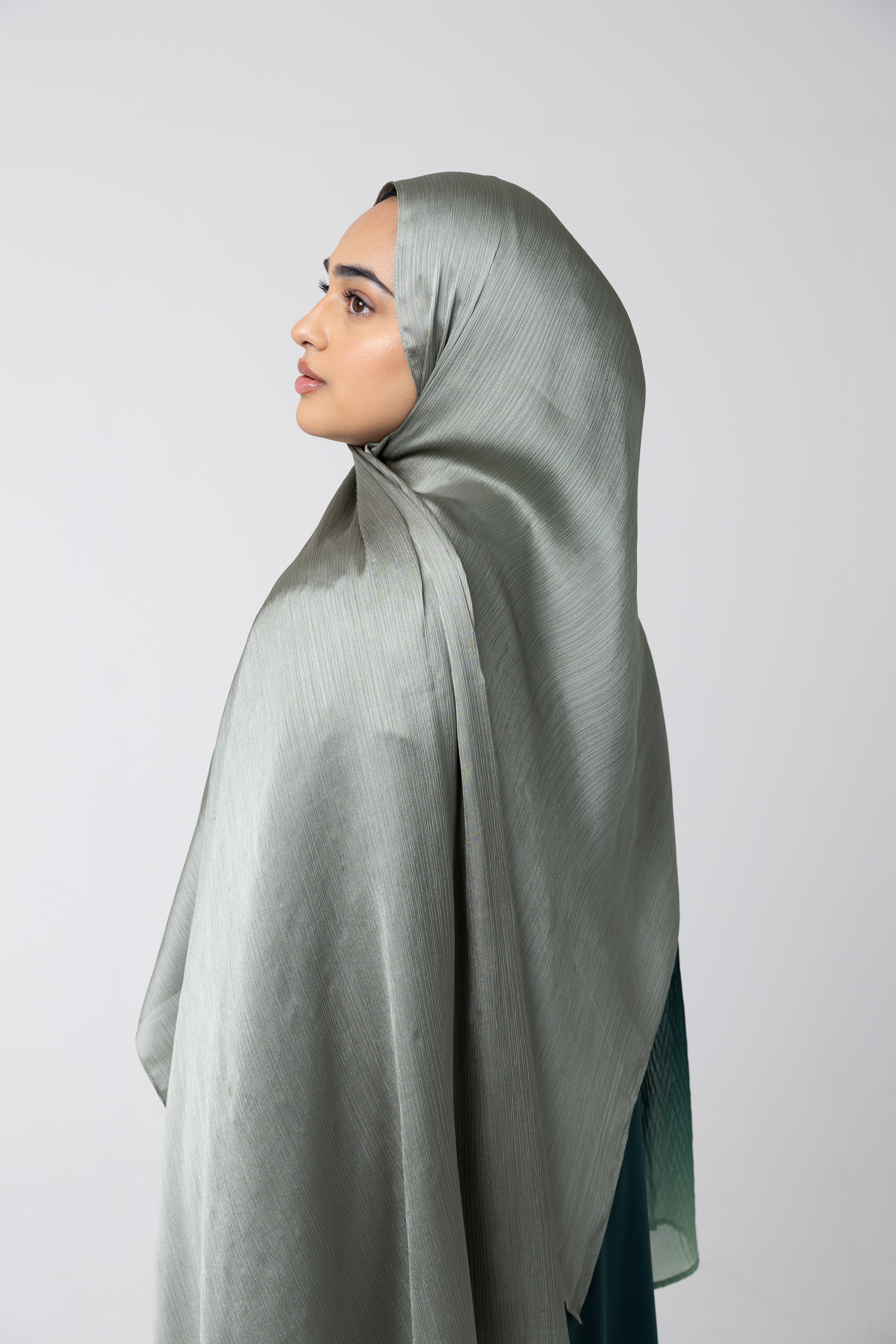 Satin Crinkle Hijab