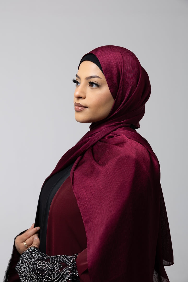 Satin Crinkle Hijab