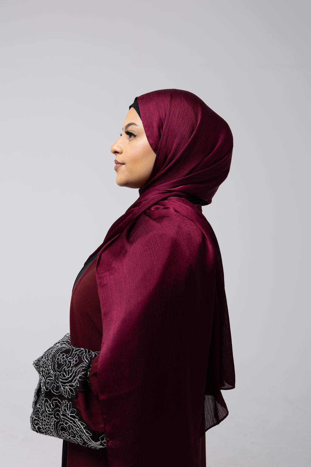Satin Crinkle Hijab