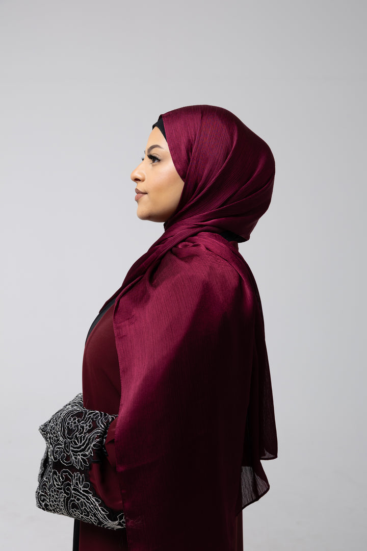 Satin Crinkle Hijab