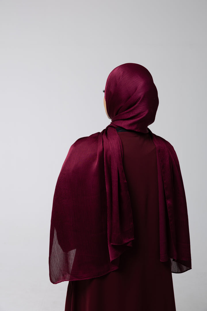 Satin Crinkle Hijab