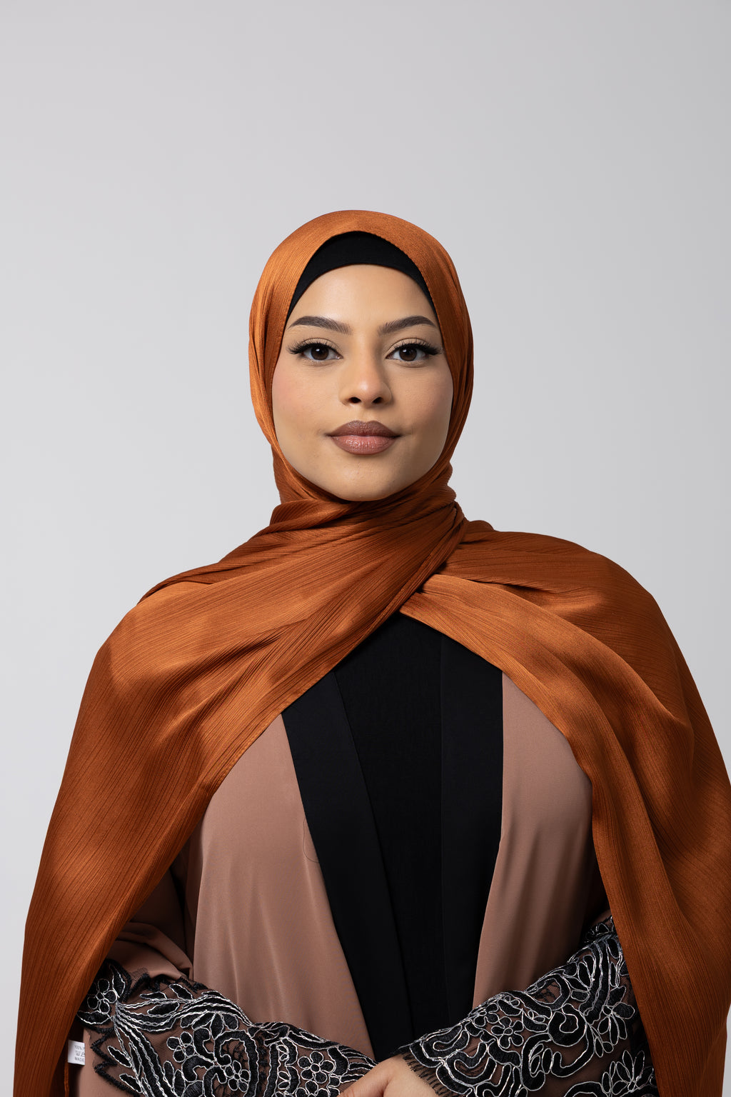 Satin Crinkle Hijab
