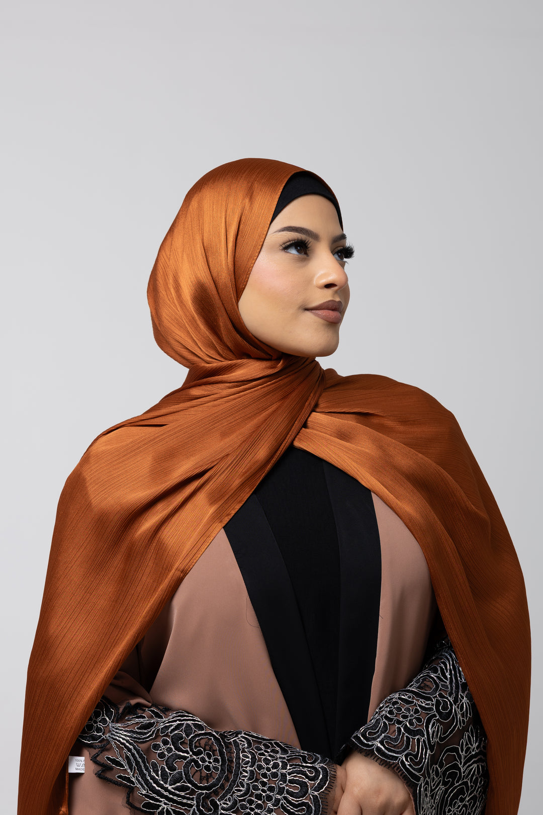 Satin Crinkle Hijab