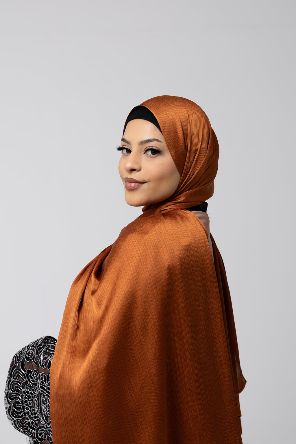 Satin Crinkle Hijab
