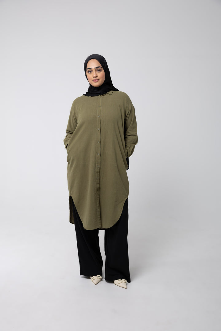 Modest Shirt Dress