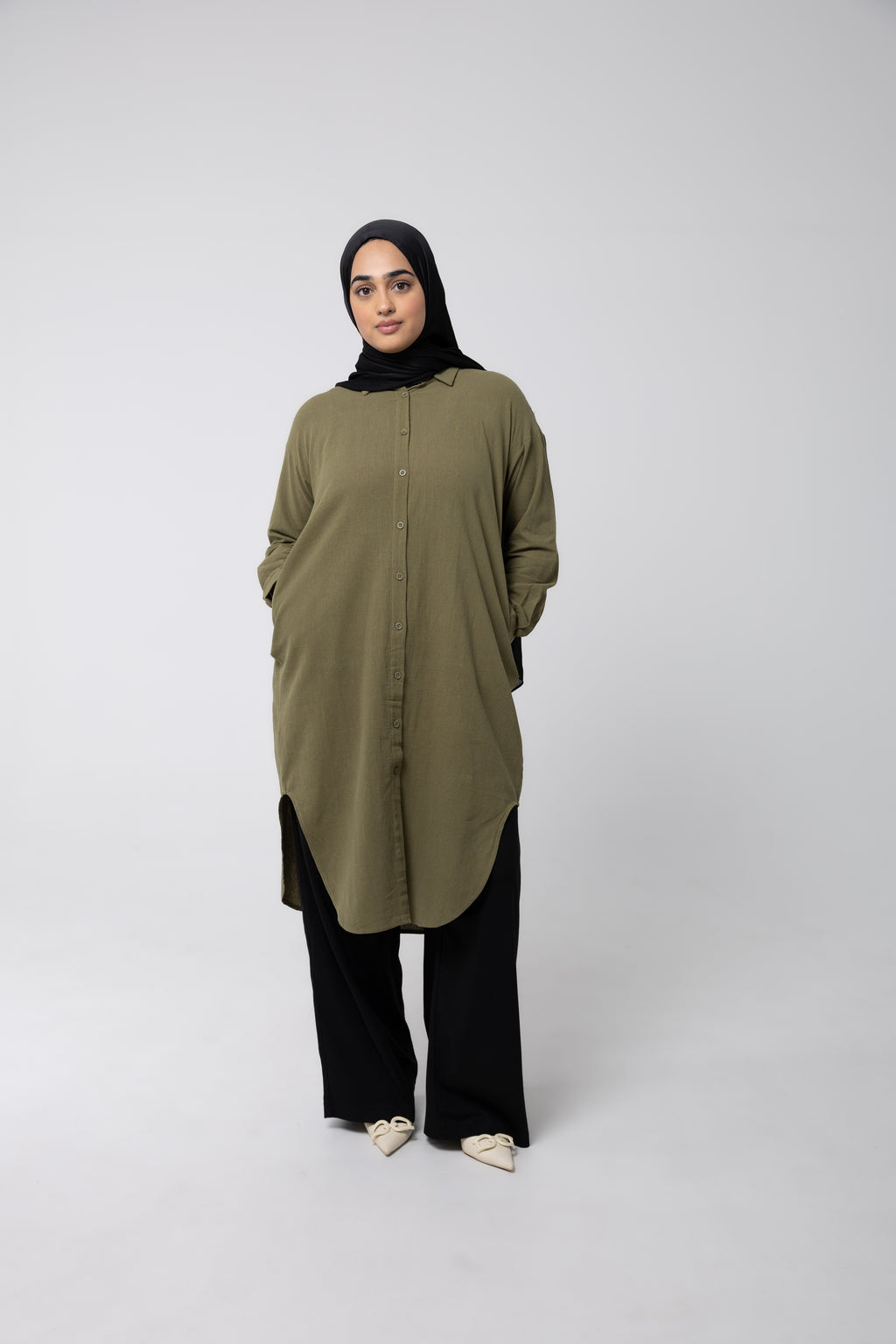 Modest Shirt Dress