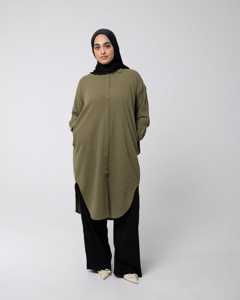 Modest Shirt Dress