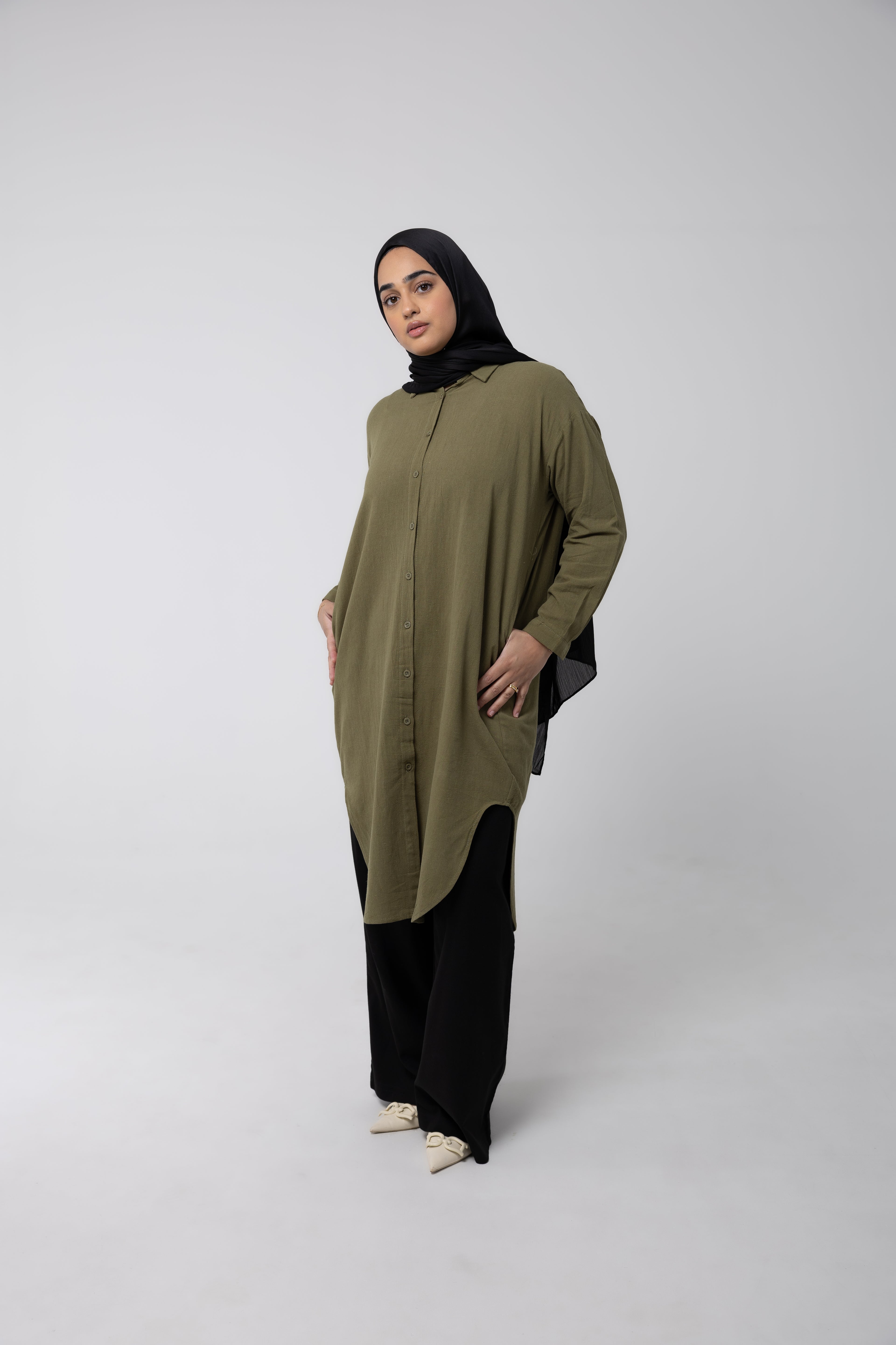 Modest Shirt Dress