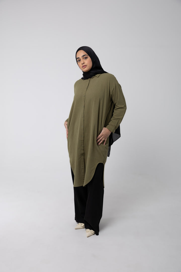 Modest Shirt Dress