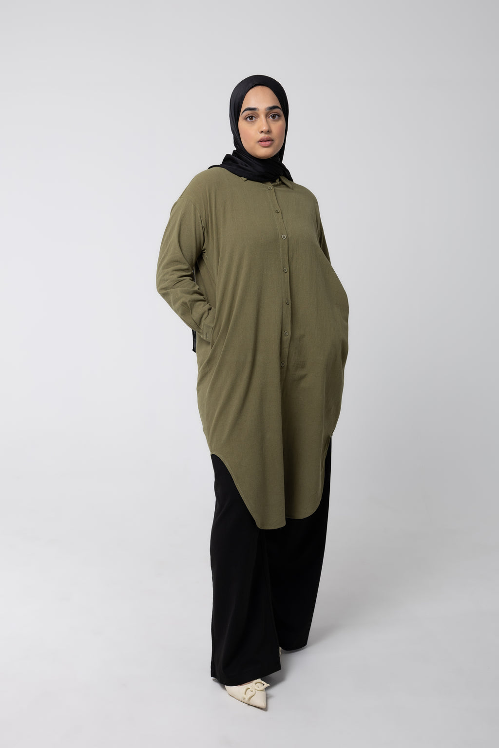 Modest Shirt Dress