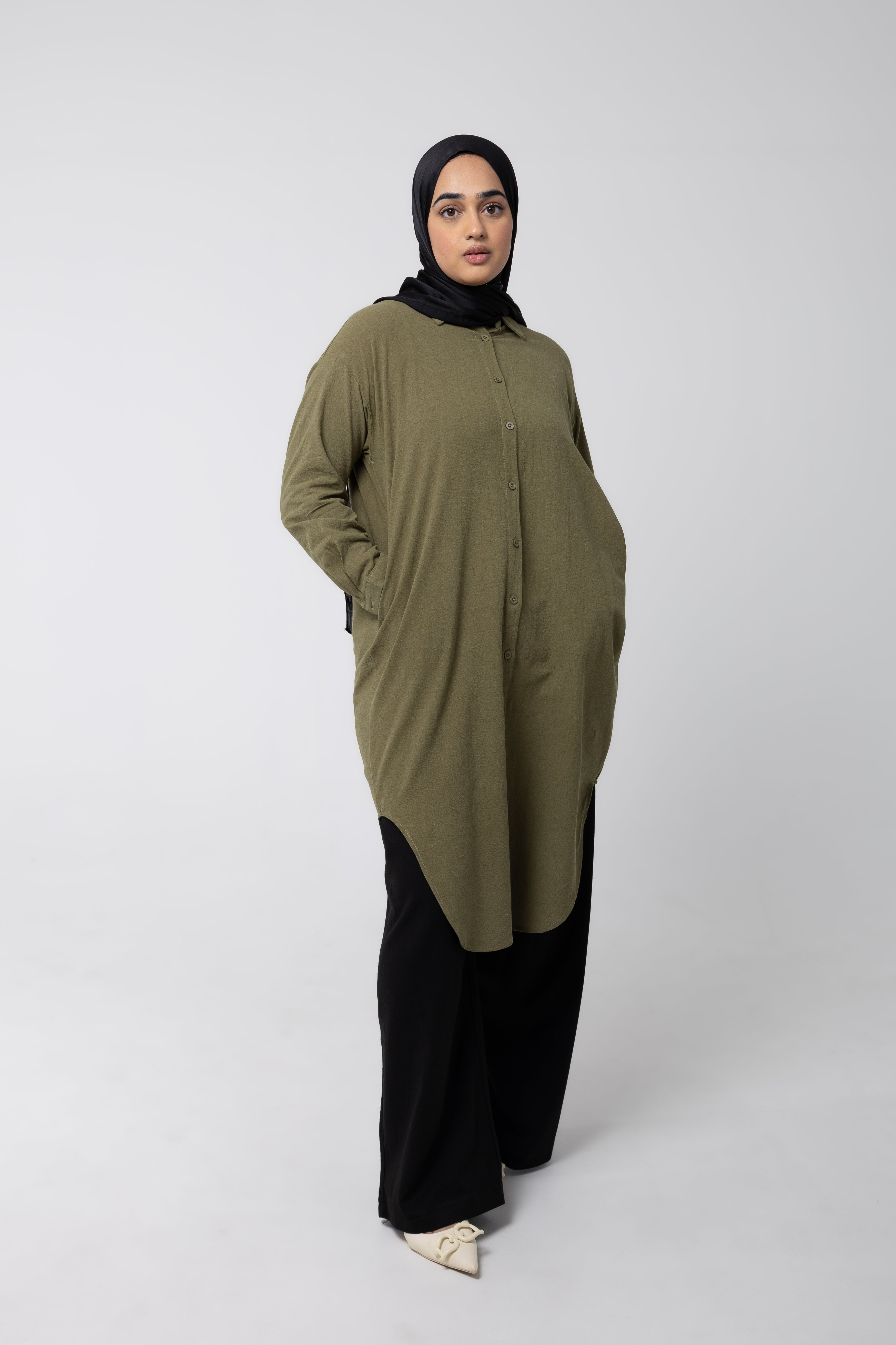 Modest Shirt Dress