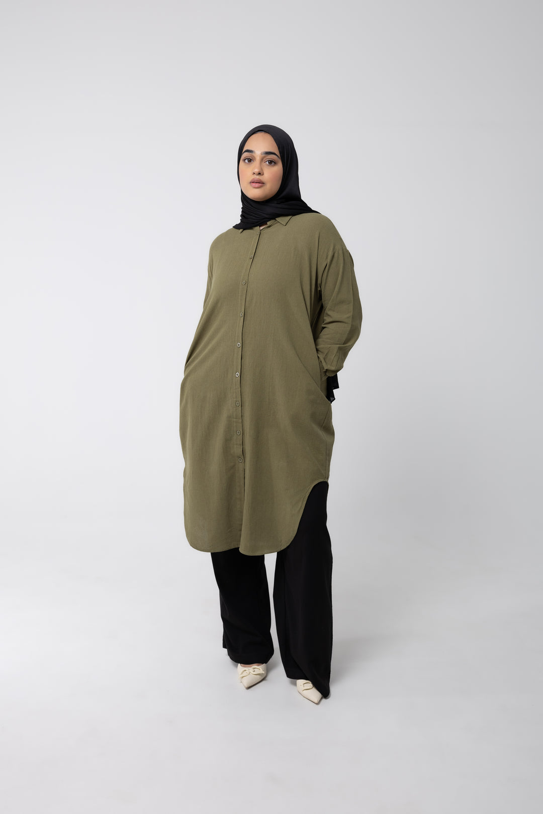 Modest Shirt Dress