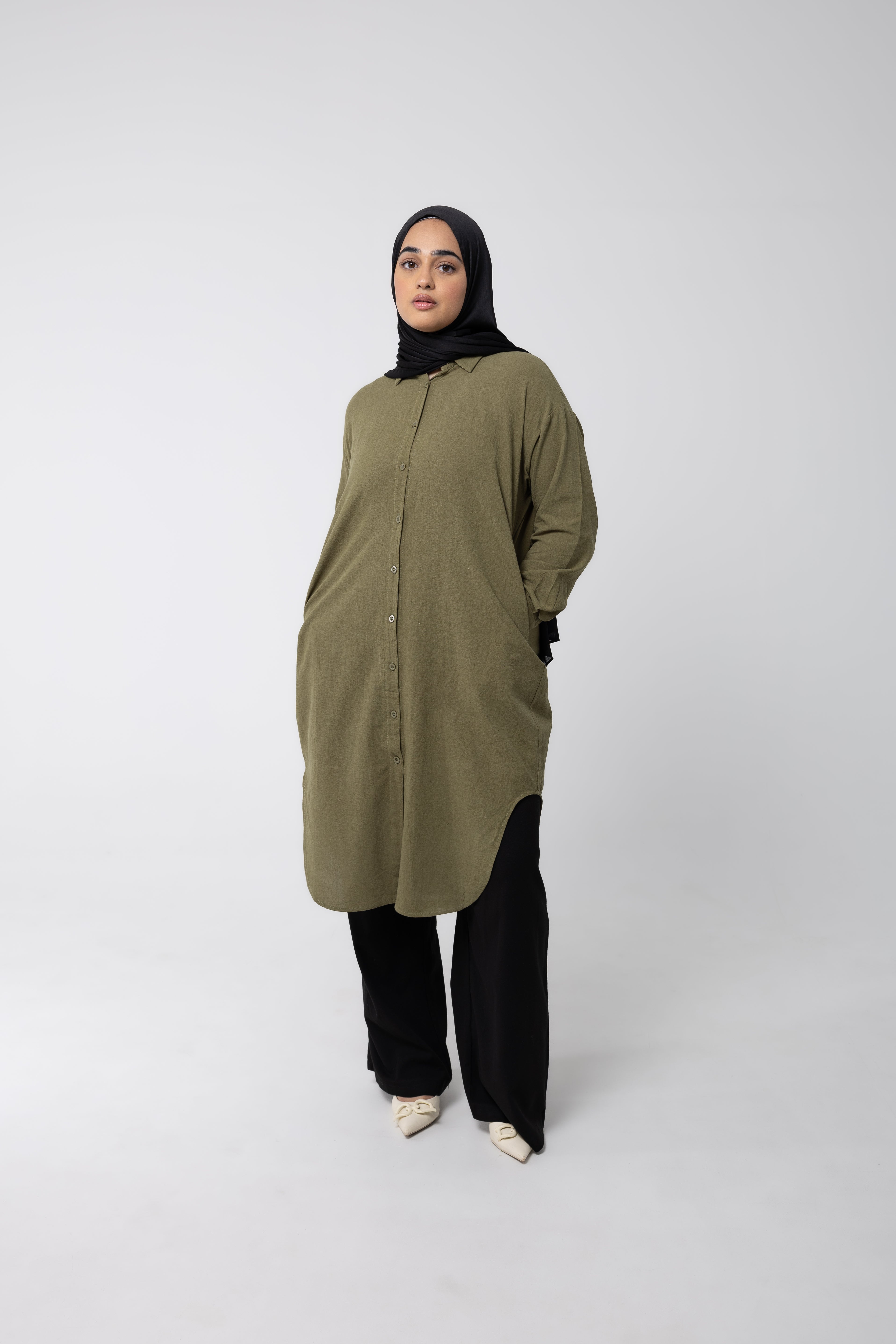Modest Shirt Dress