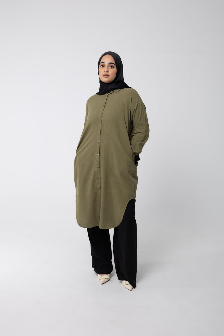 Modest Shirt Dress
