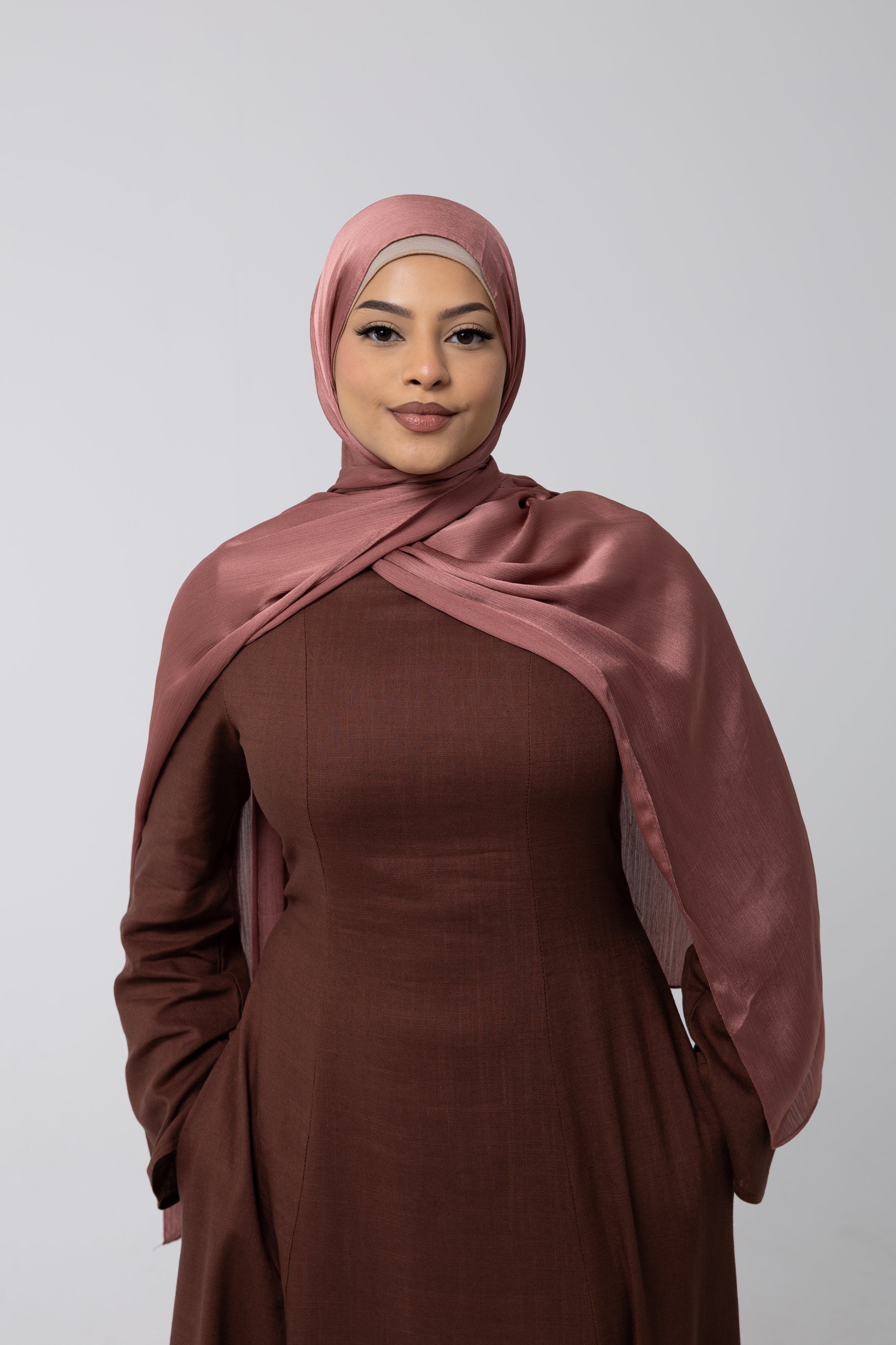Satin Crinkle Hijab