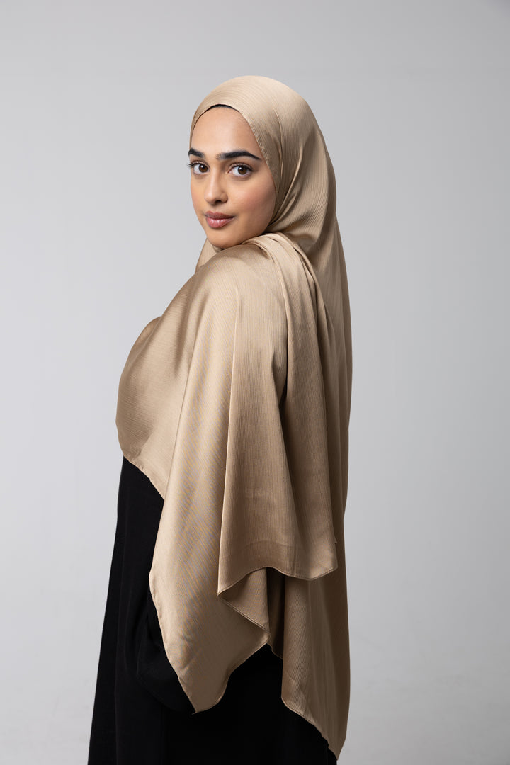 Satin Crinkle Hijab