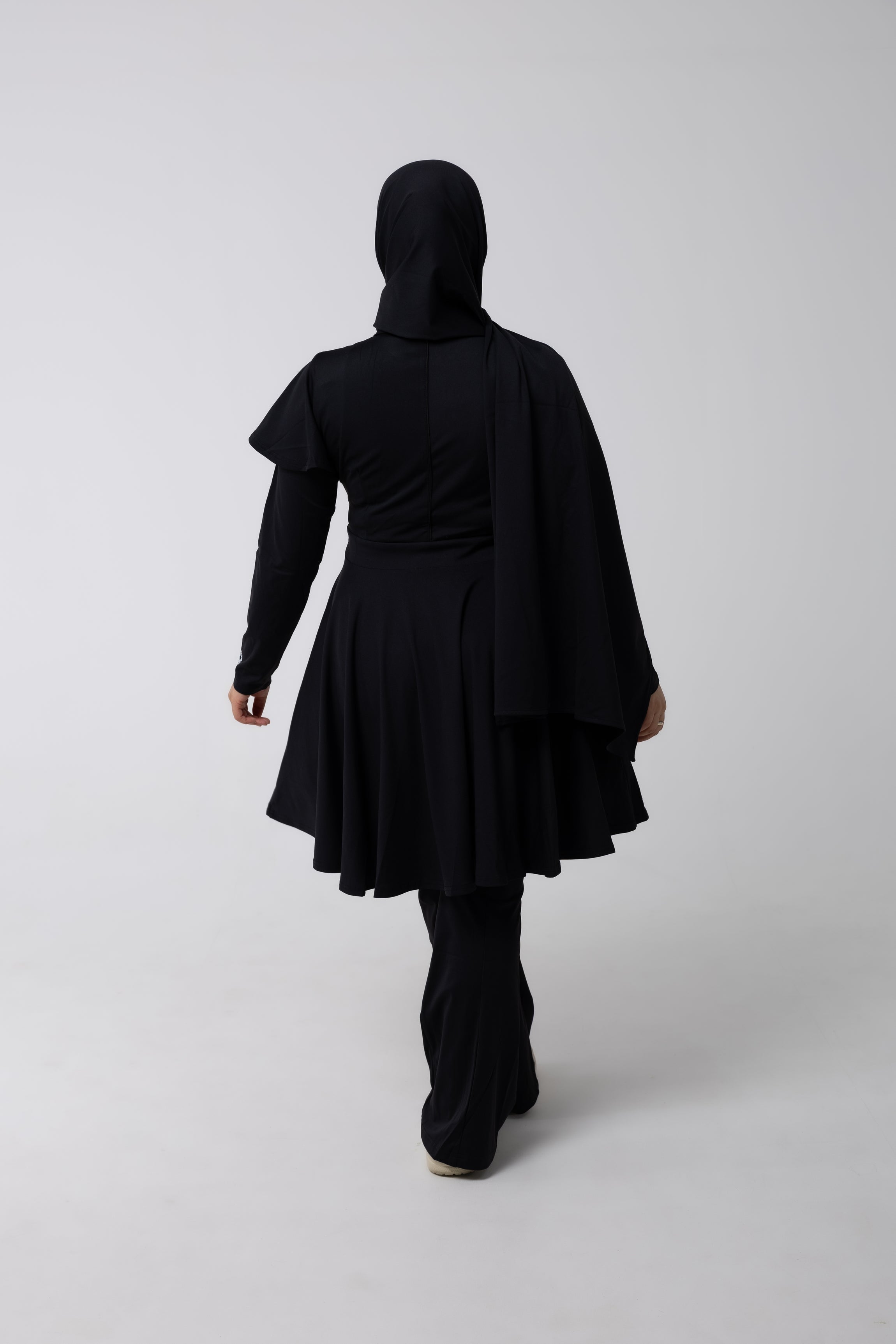 HAYĀ Full Set (3 Piece) Swimwear Set Black