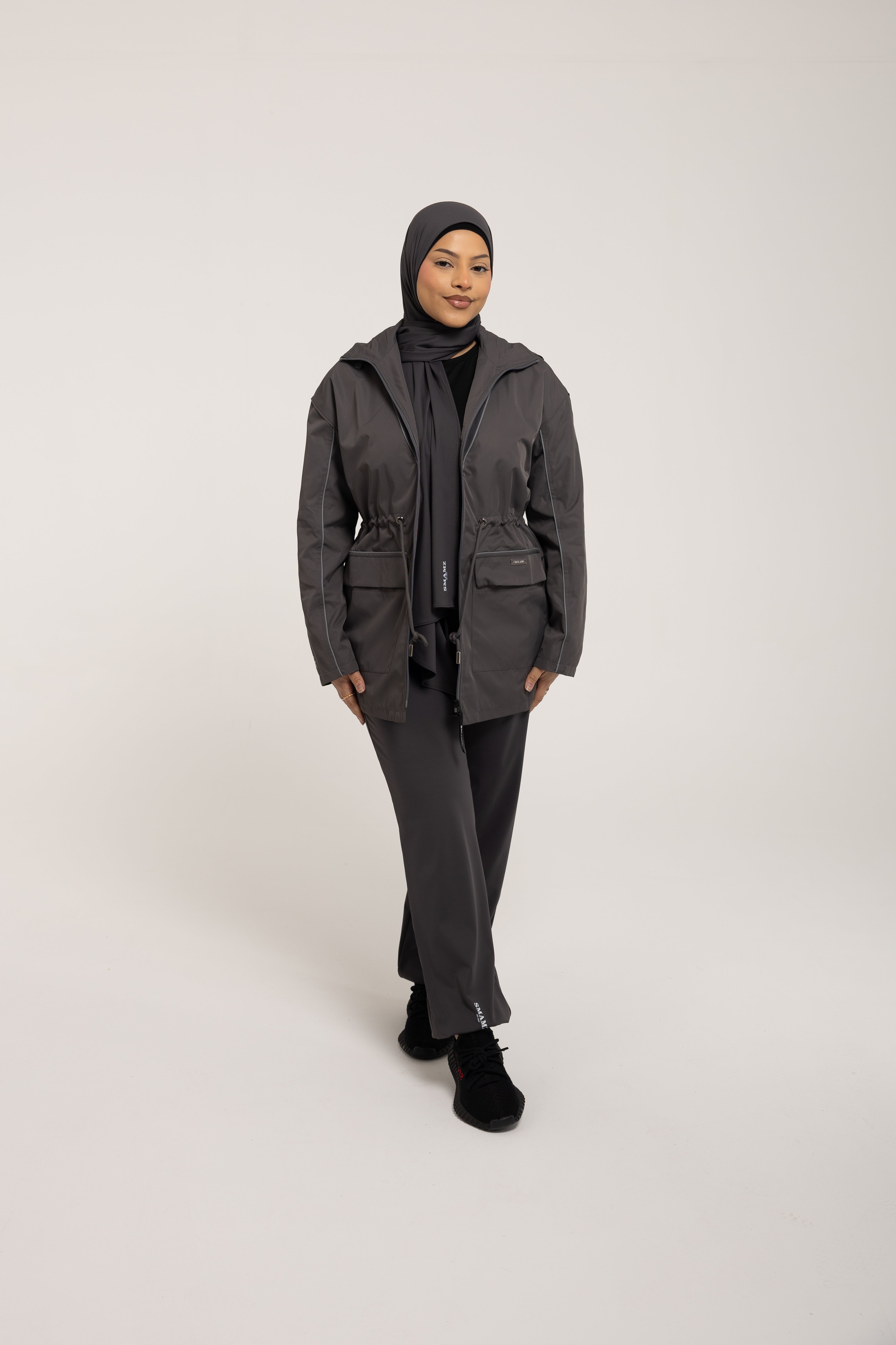 SMAMZ Modest Gymwear Full Set Grey