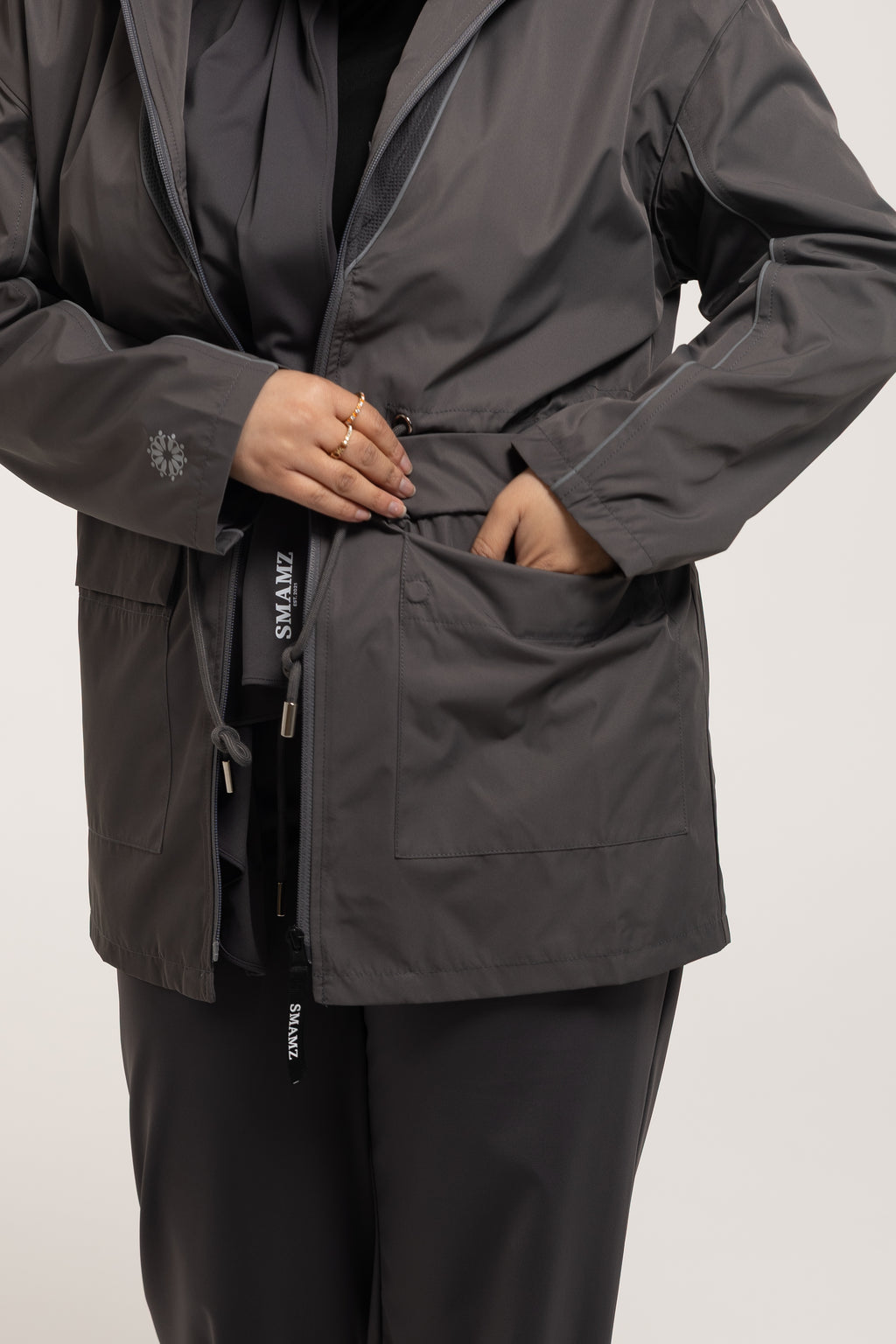 SMAMZ Modest Gymwear Full Set Grey
