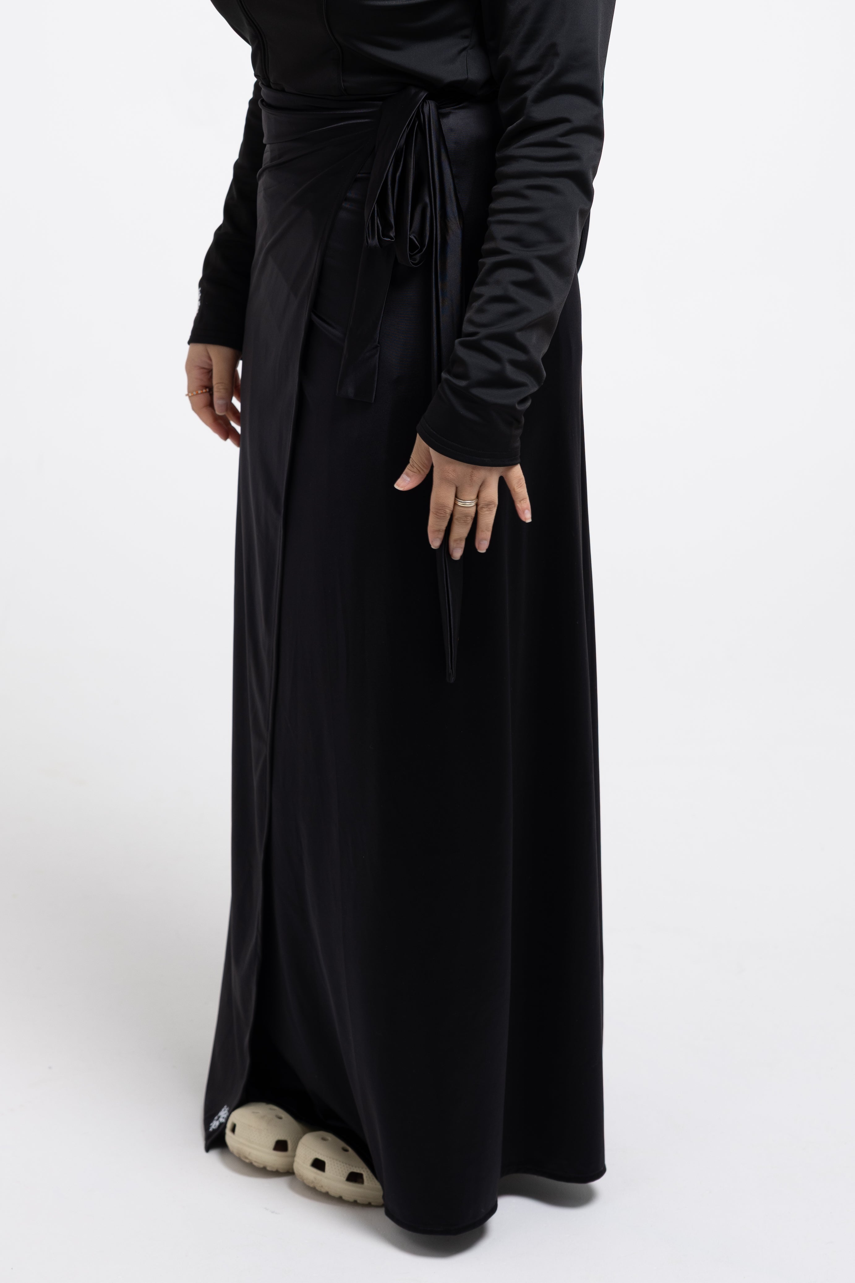 HAYĀ Skirt Swimwear Black