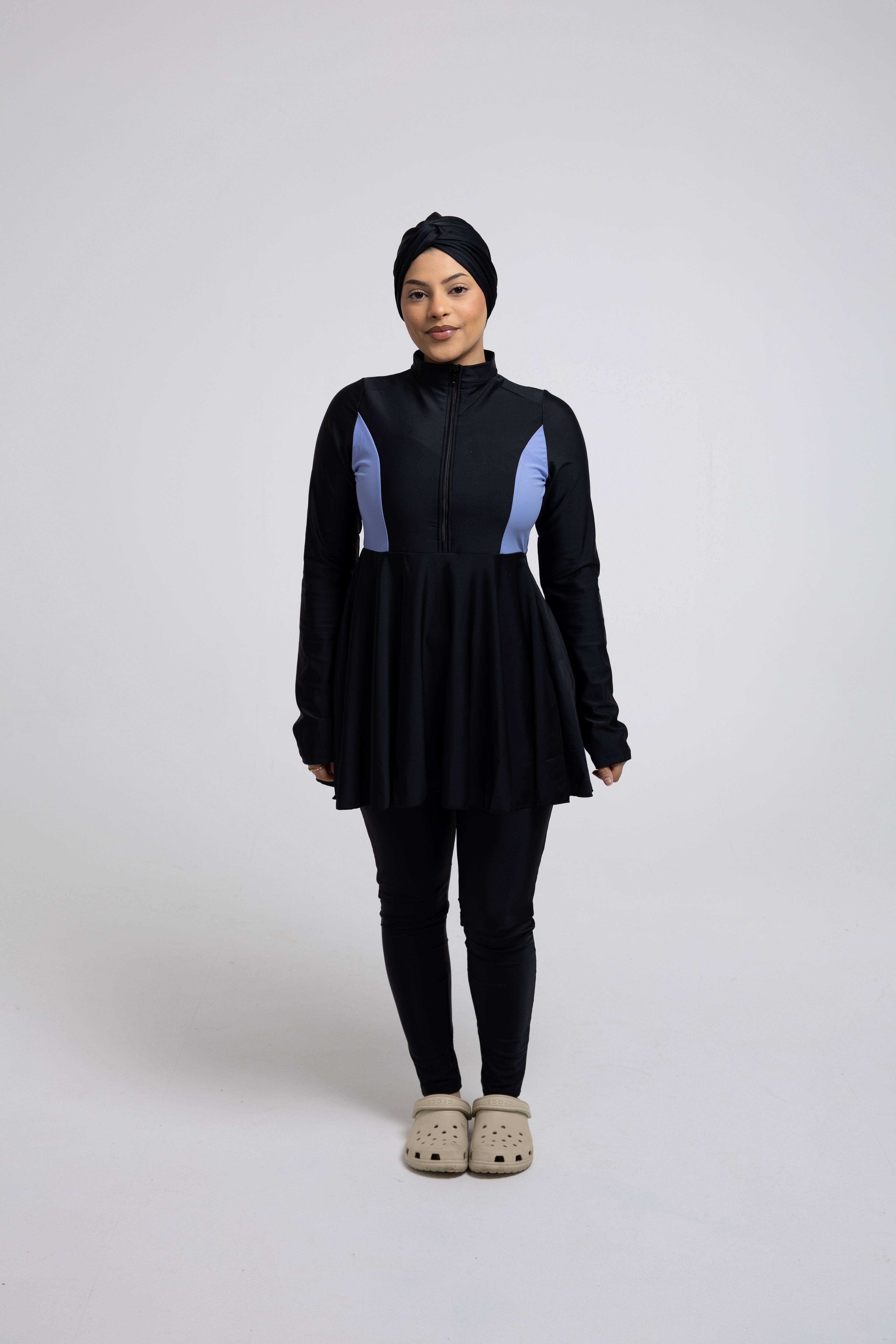Black & Blue Modest Swimwear