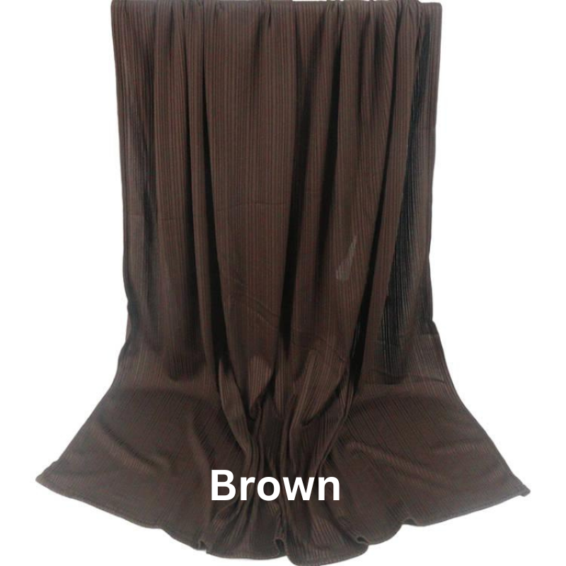 Ribbed Hijabs Color Grey