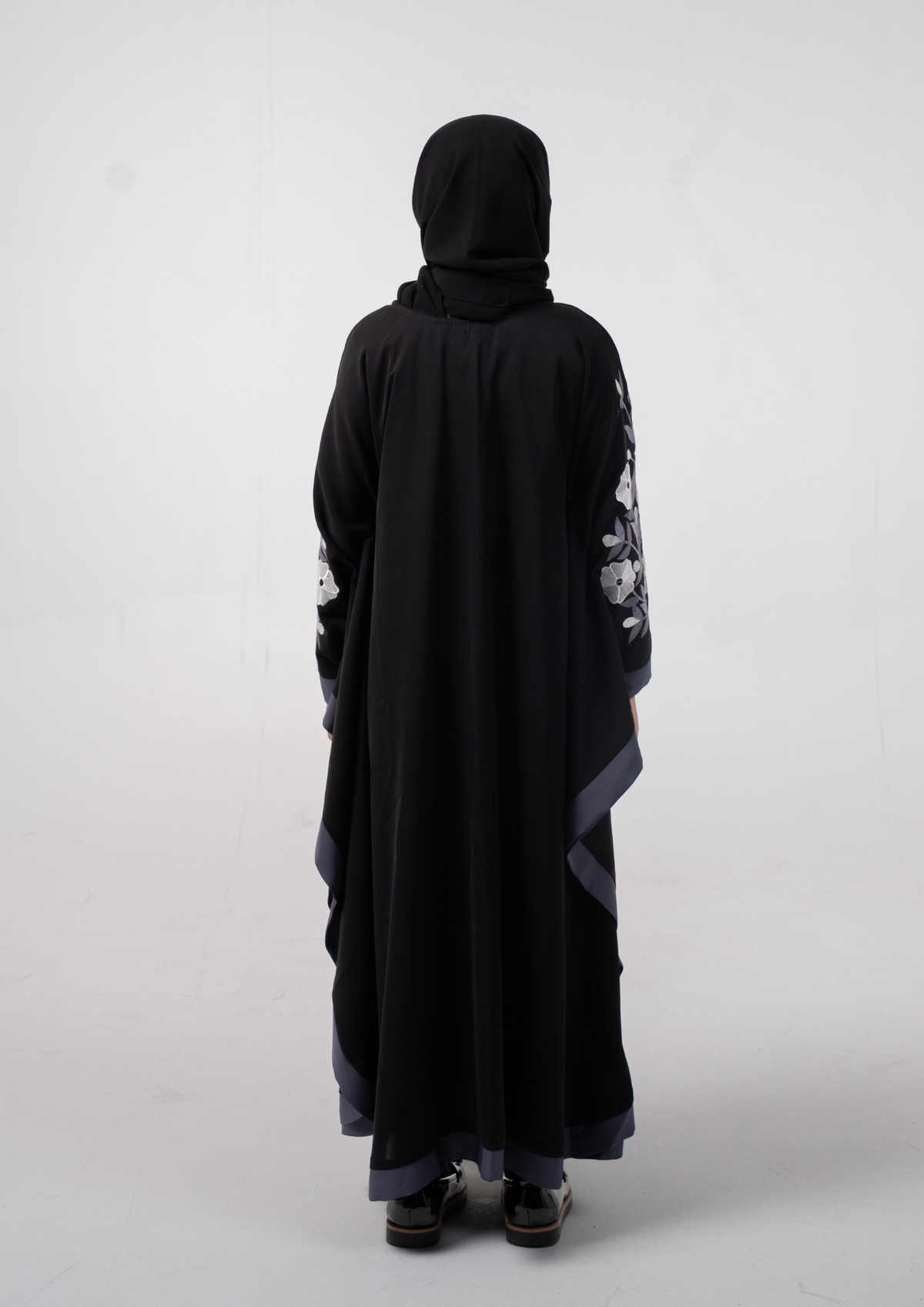 Embroidered Farasha Kaftan Girls Abaya