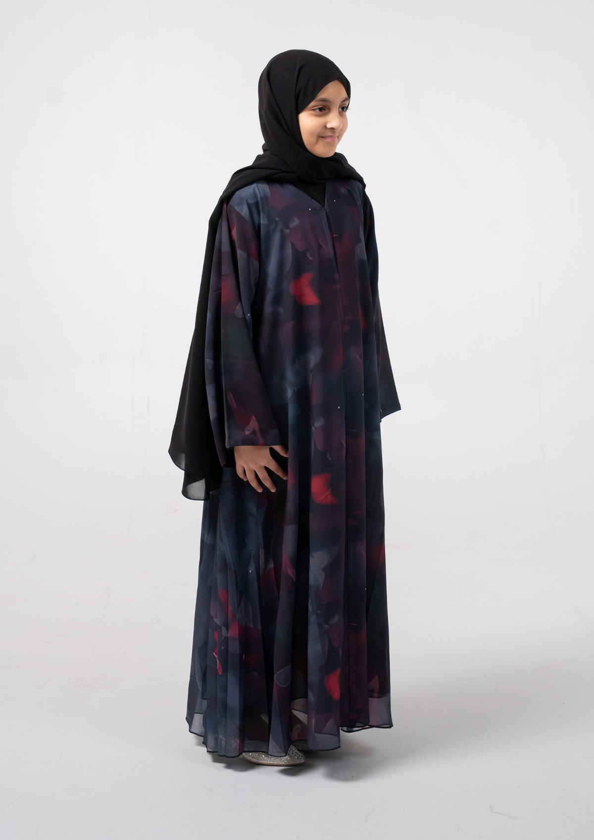 Midnight Ruby Girls Abaya