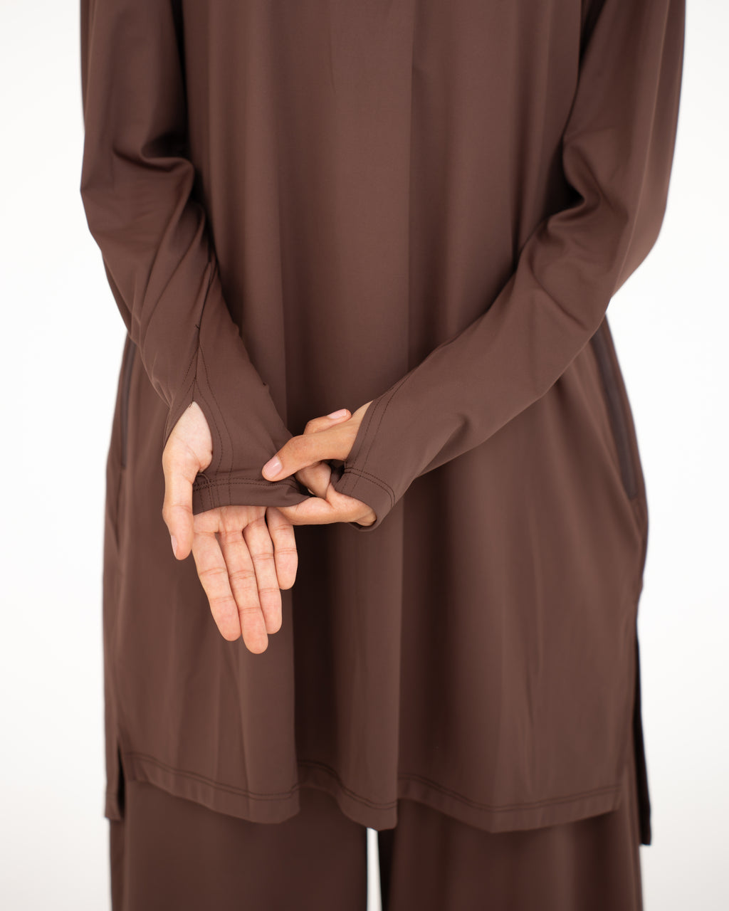 SMAMZ Active Brown Gym Top