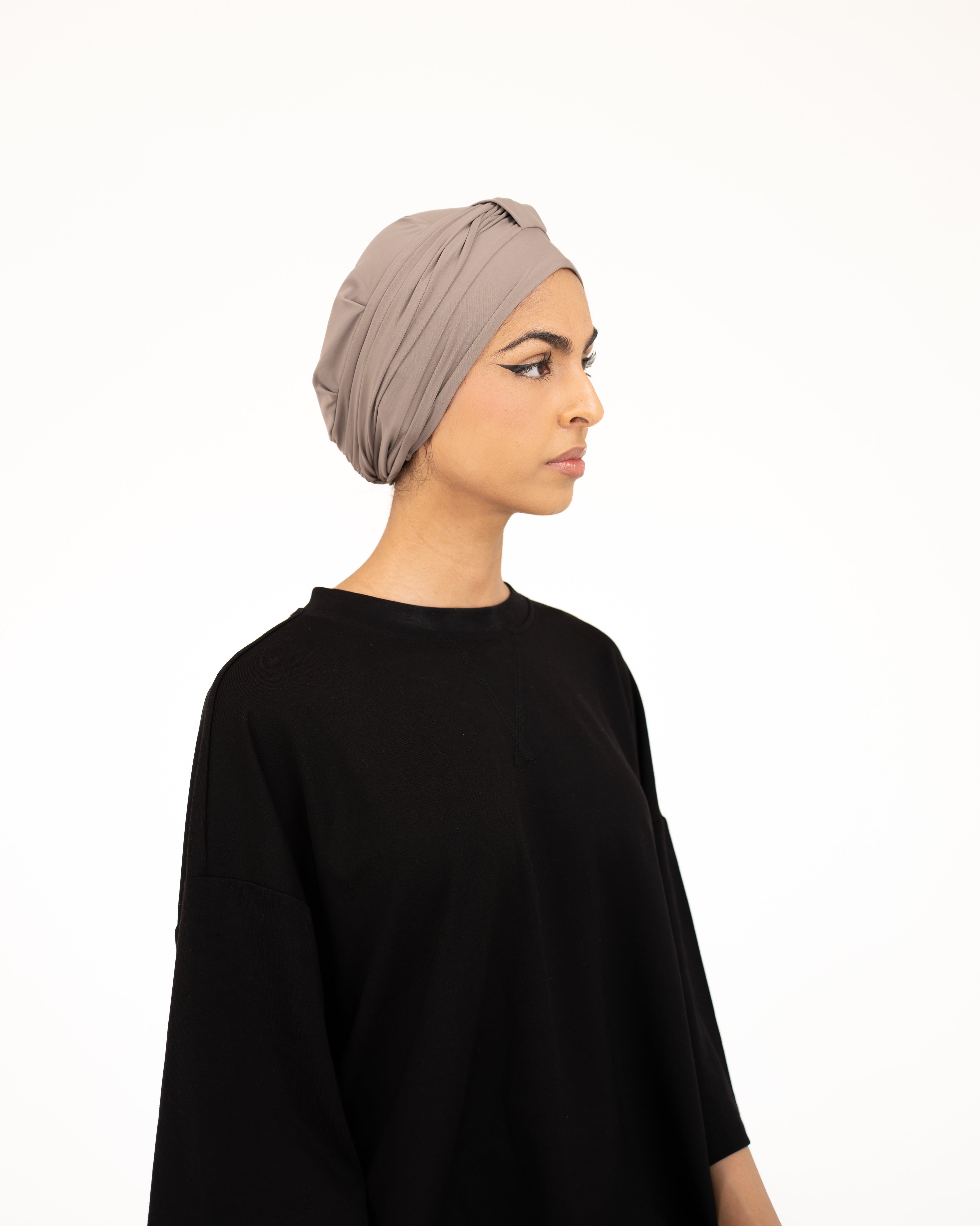 Cream Swim Cap