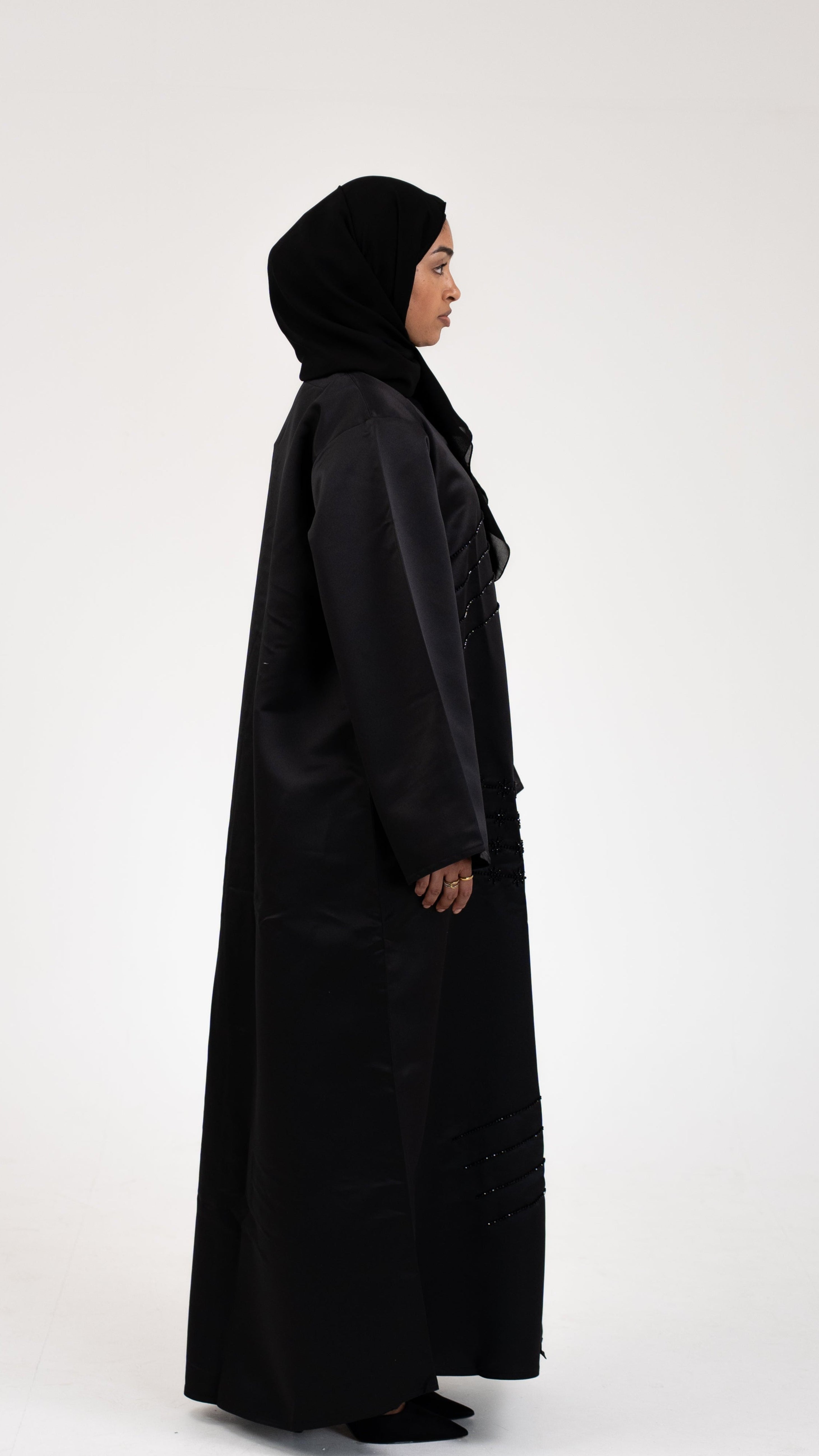 Silk Stain abaya