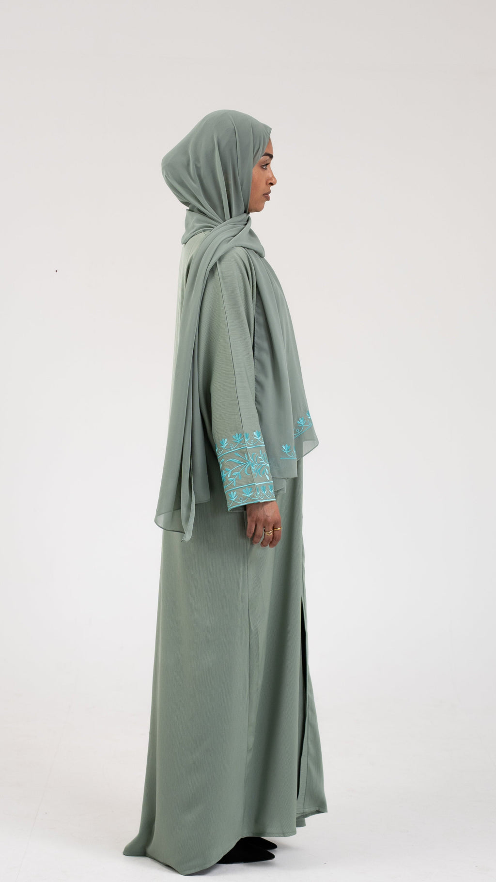 Botanical Bloom Abaya