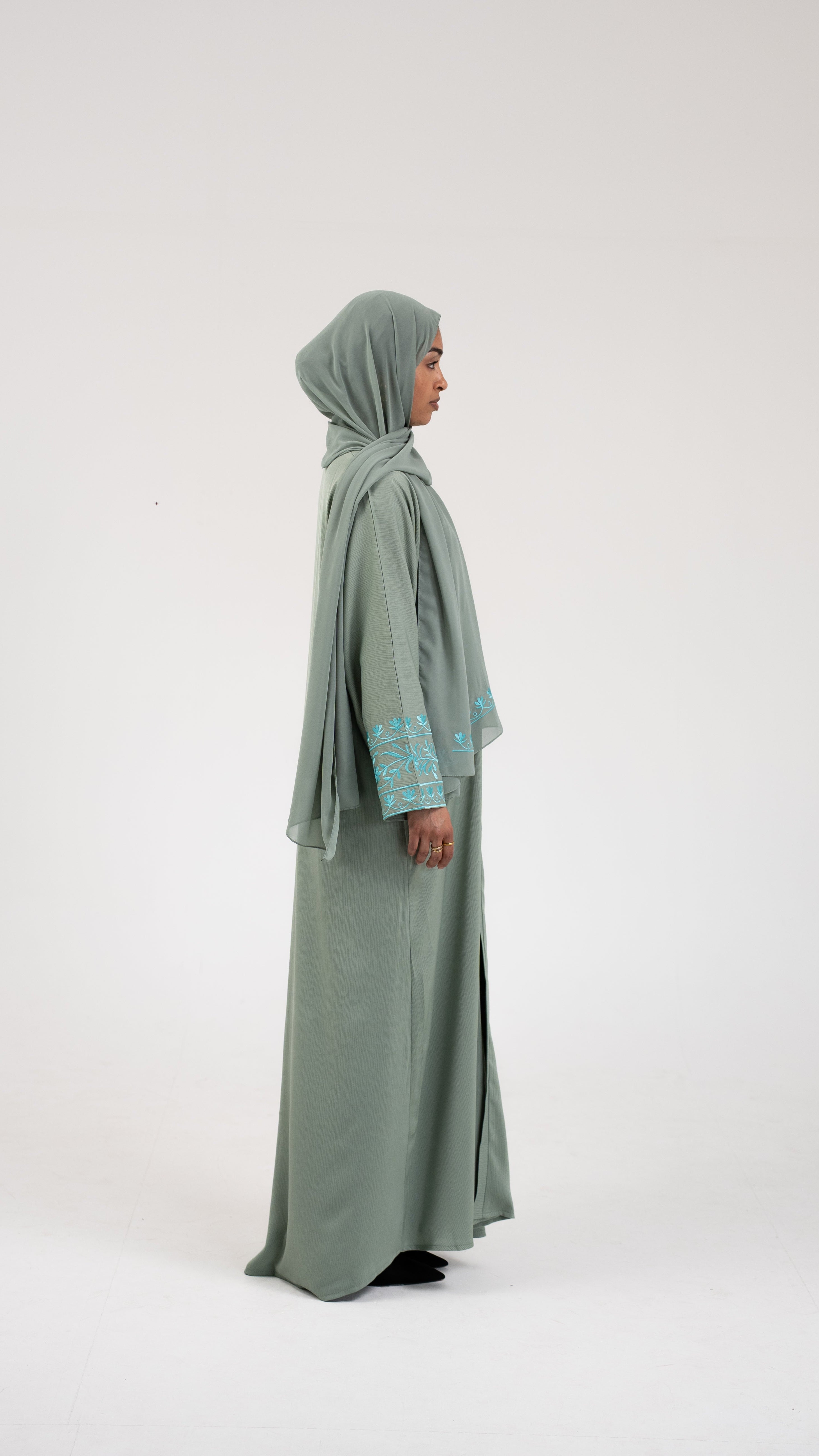 Botanical Bloom Abaya