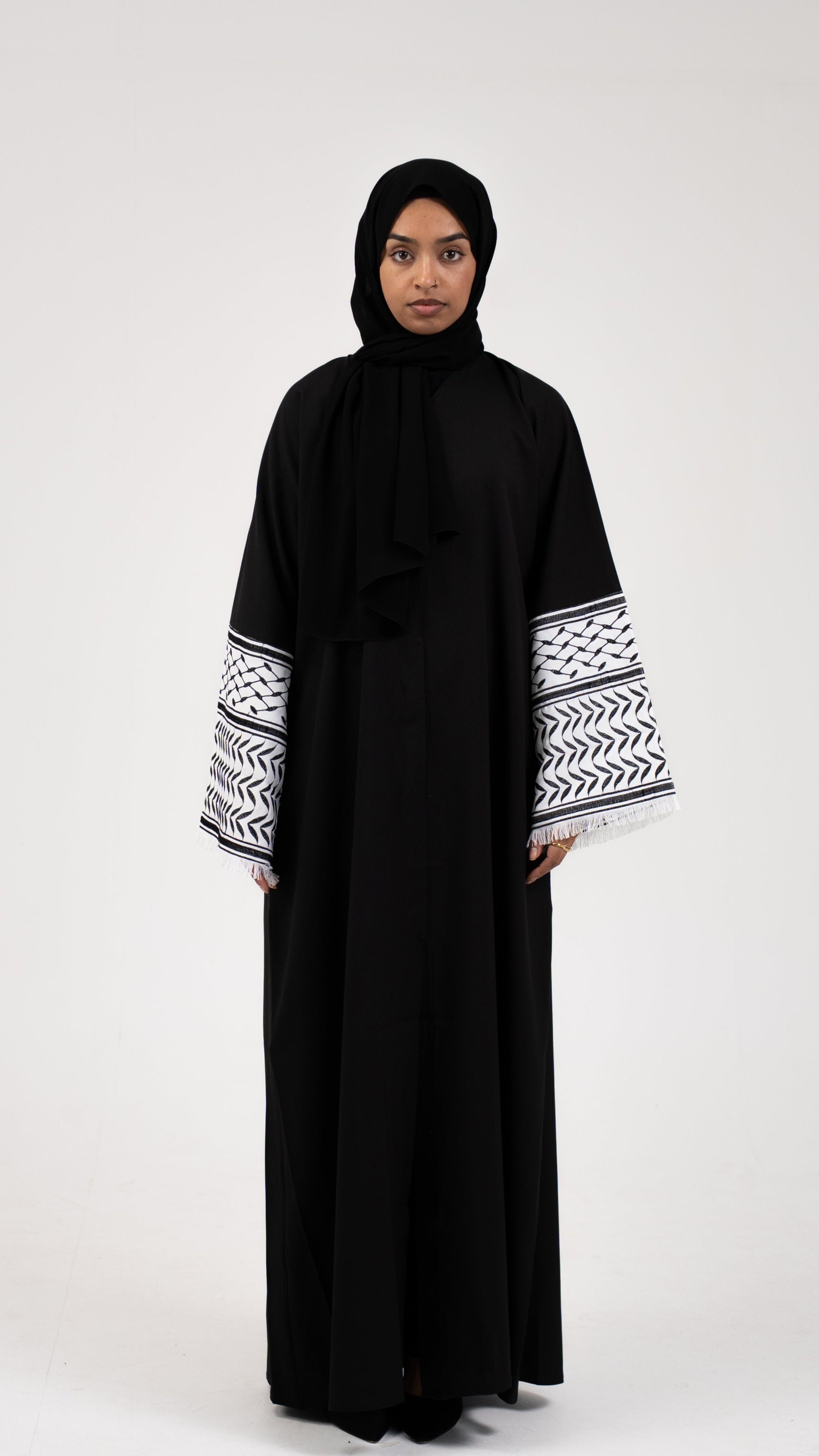 Keffiyeh Luxe Abaya