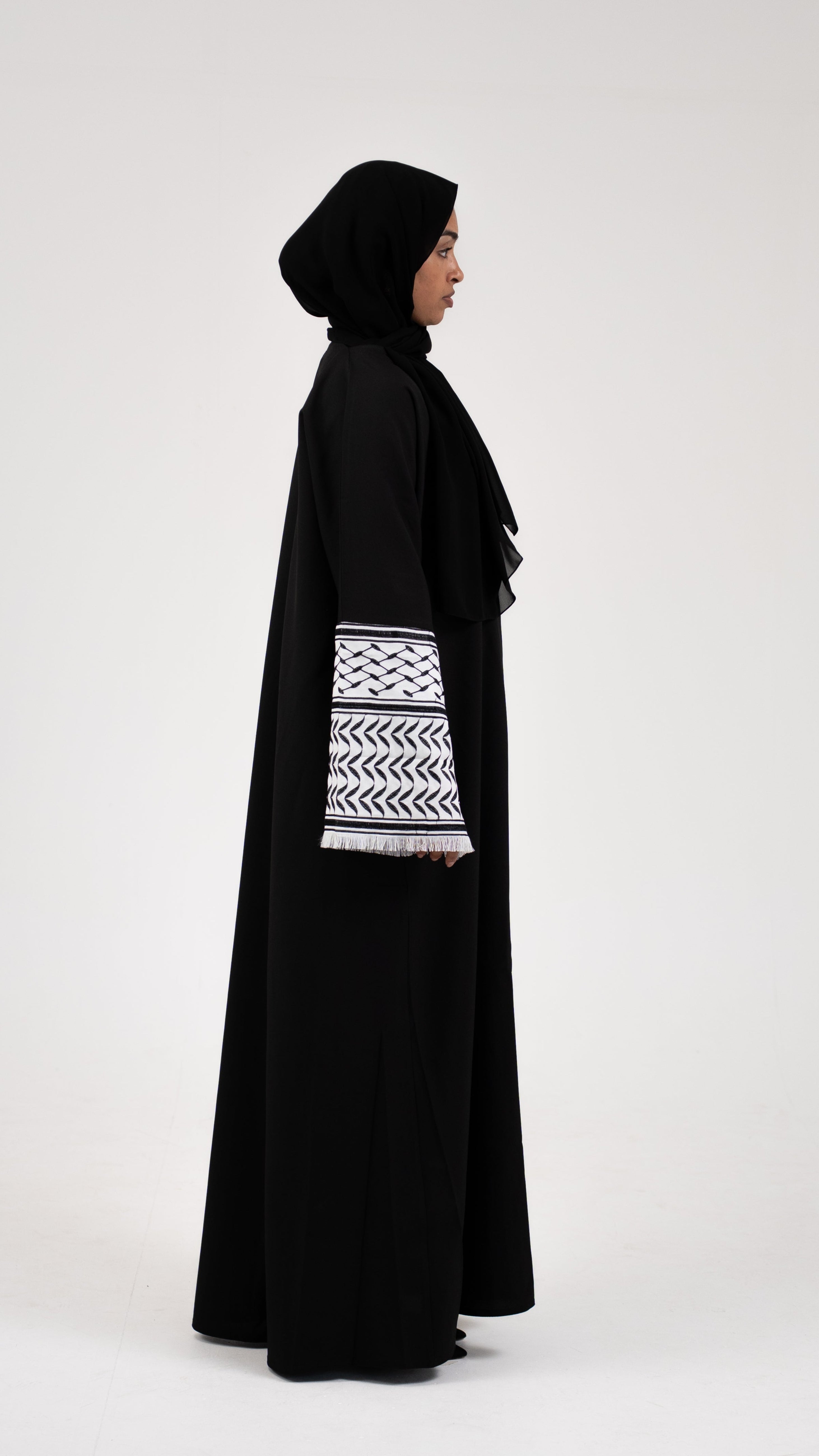 Keffiyeh Luxe Abaya