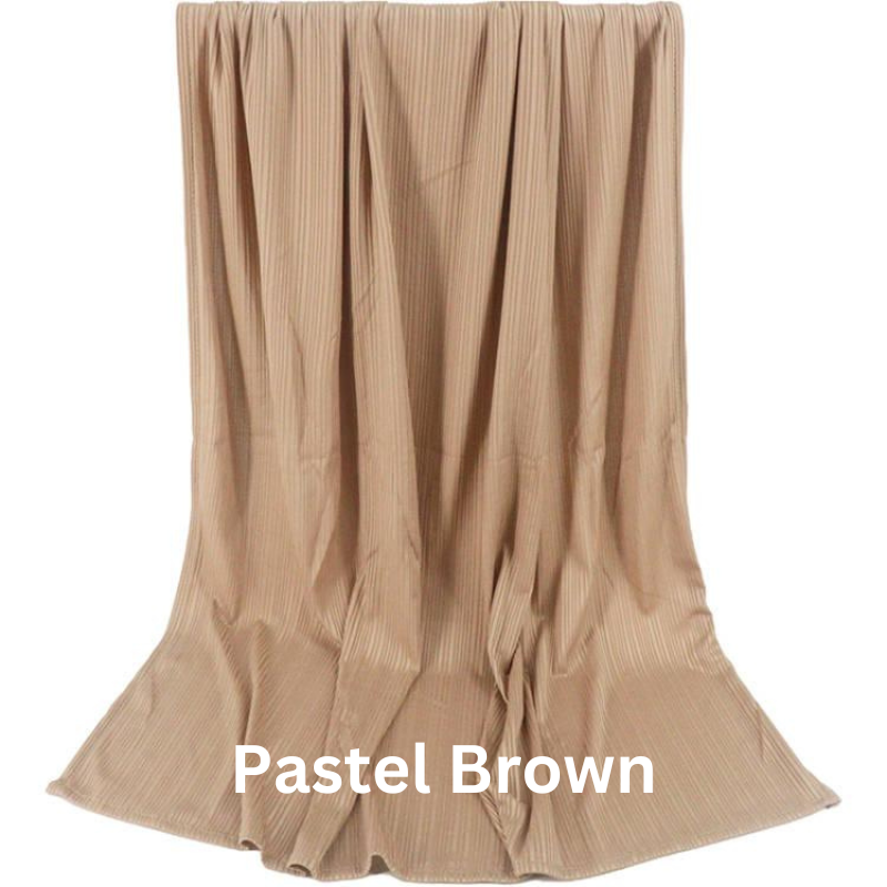 Ribbed Hijabs Color #a07880