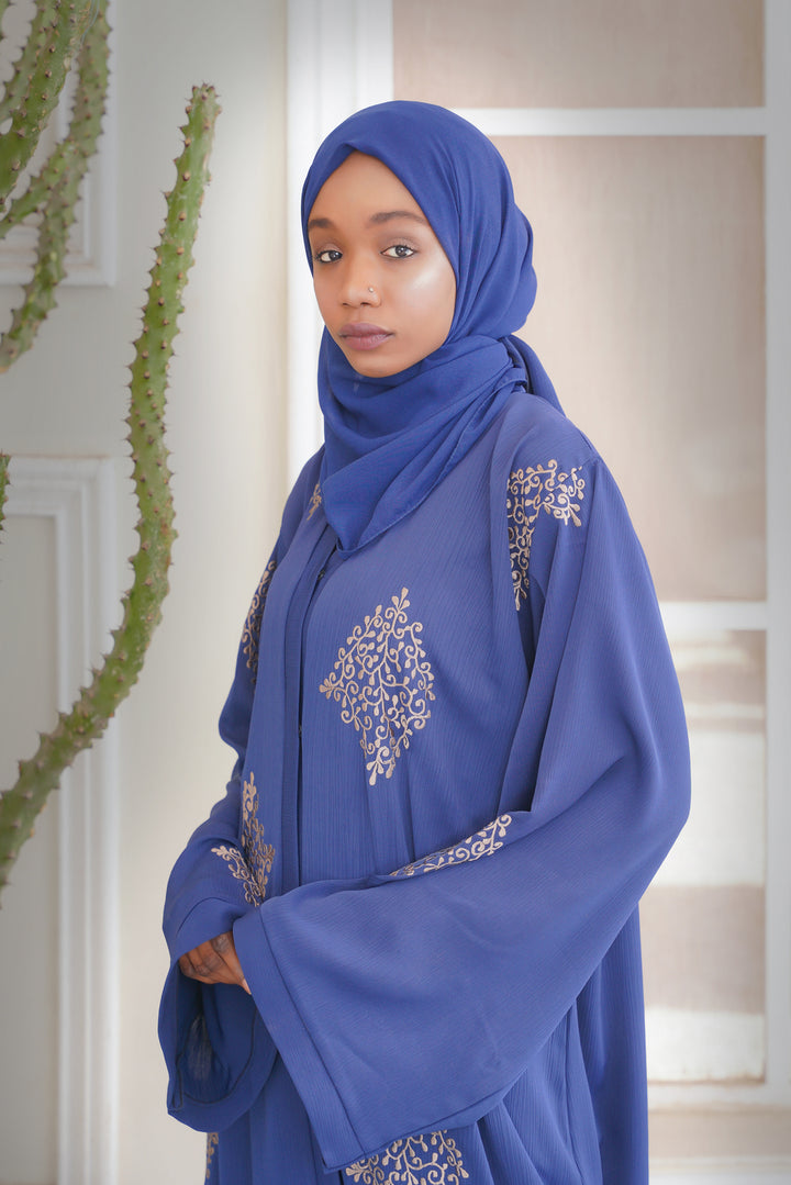 New-Ameera-Blue-Abaya,Blue-Abaya,Ameera-Abaya